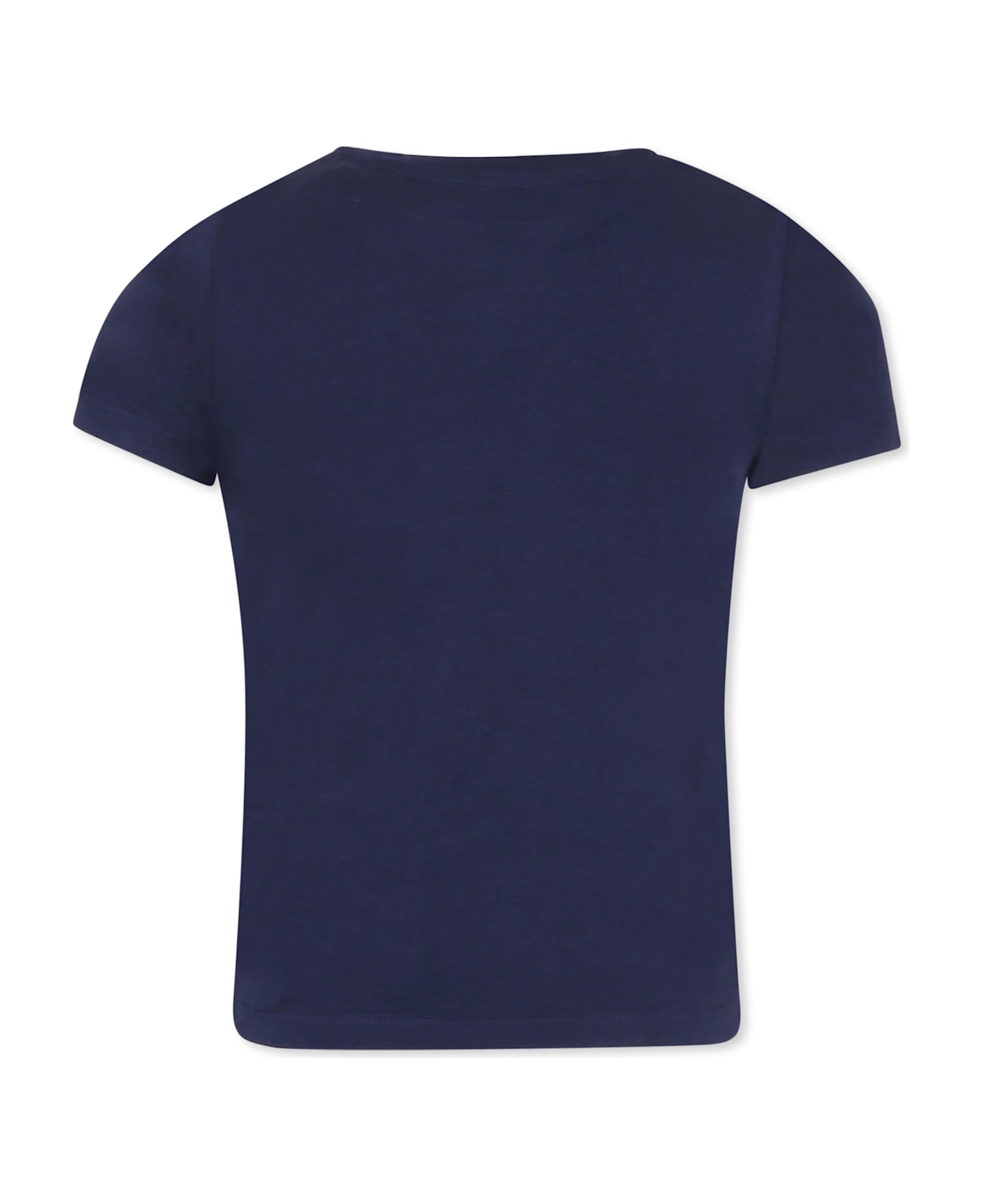 Michael Kors Blue T-shirt For Girl With Logo - Blue