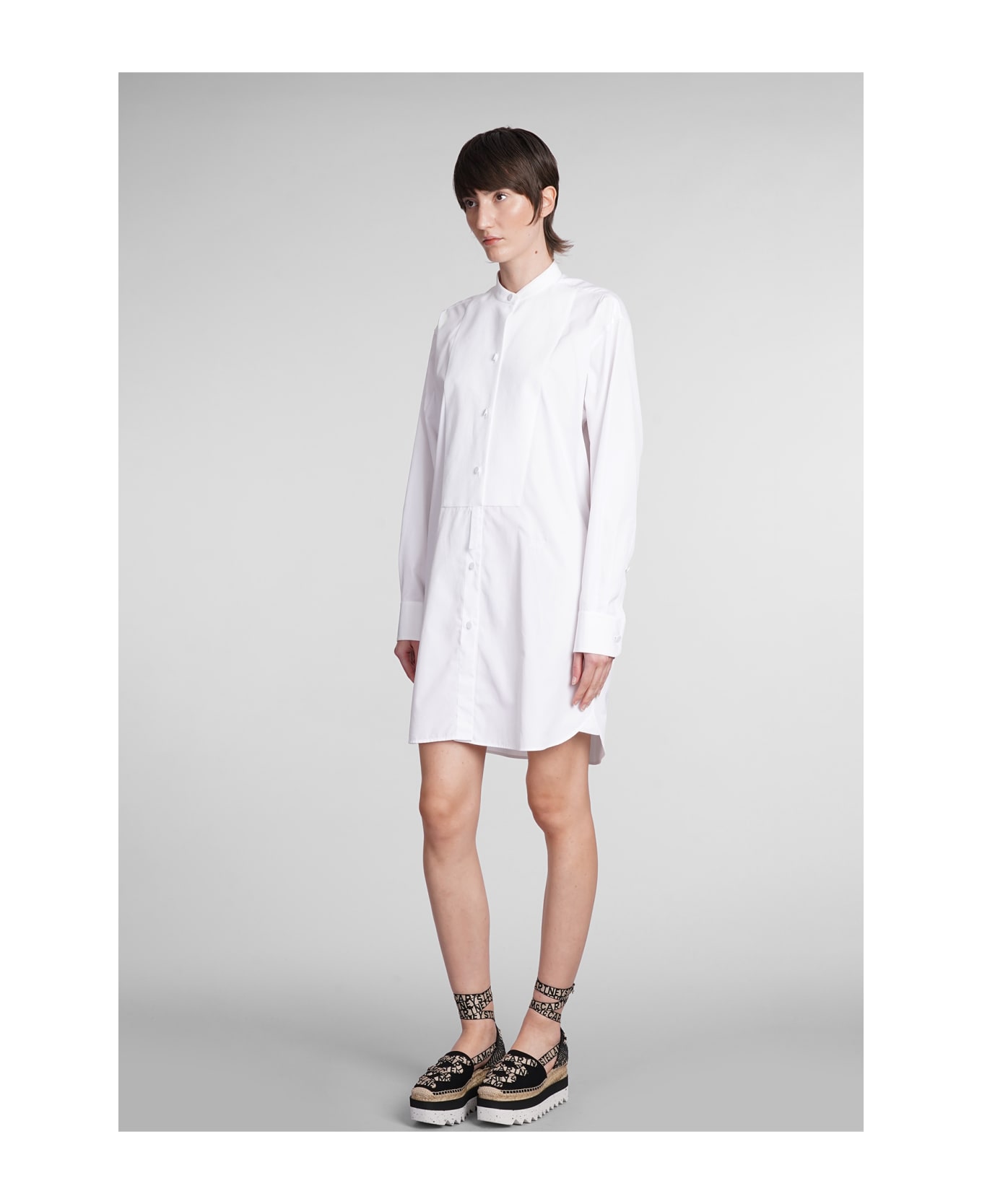 Stella McCartney Dress In White Cotton - white ワンピース＆ドレス