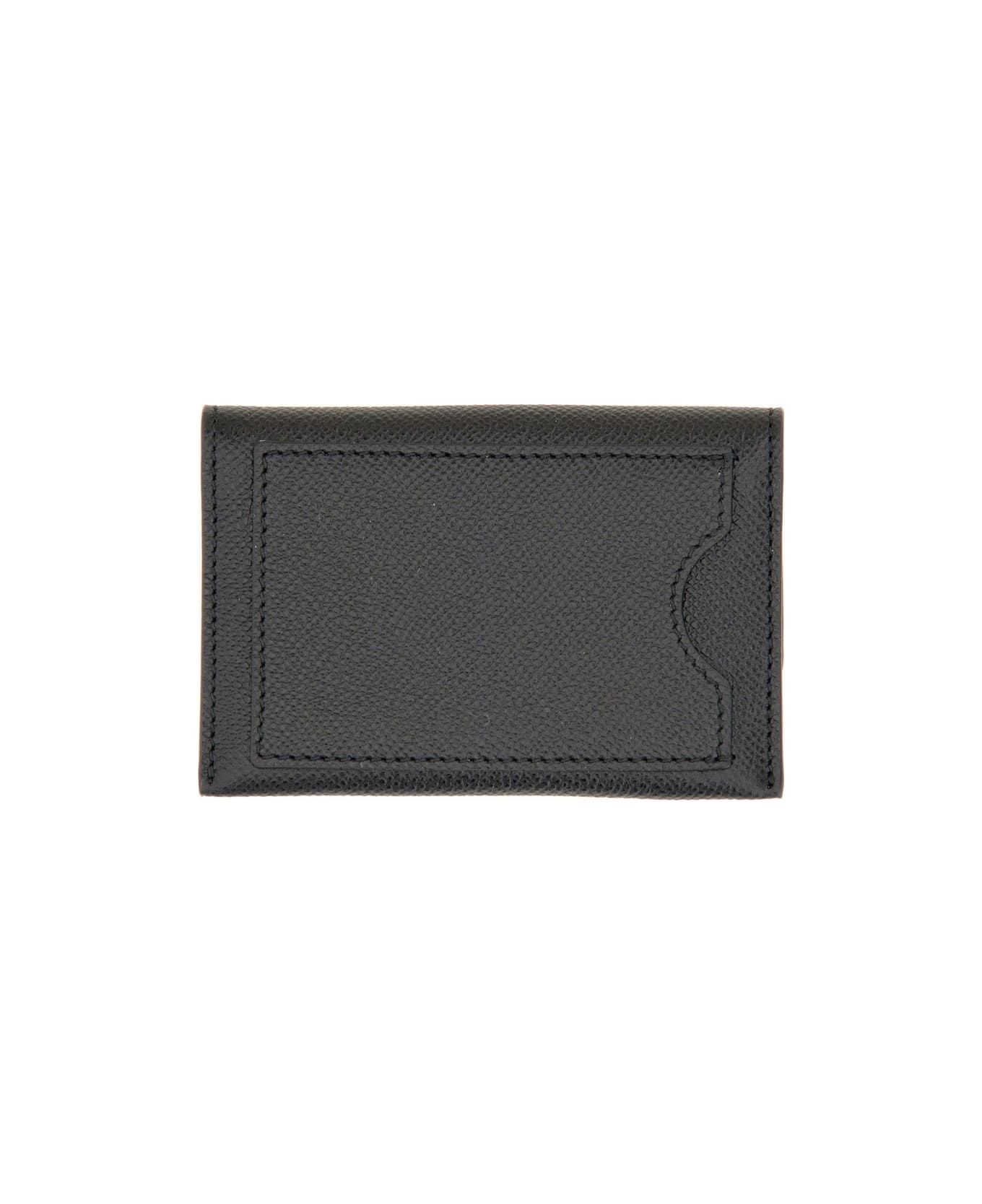 Ferragamo Leather Card Holder - BLACK