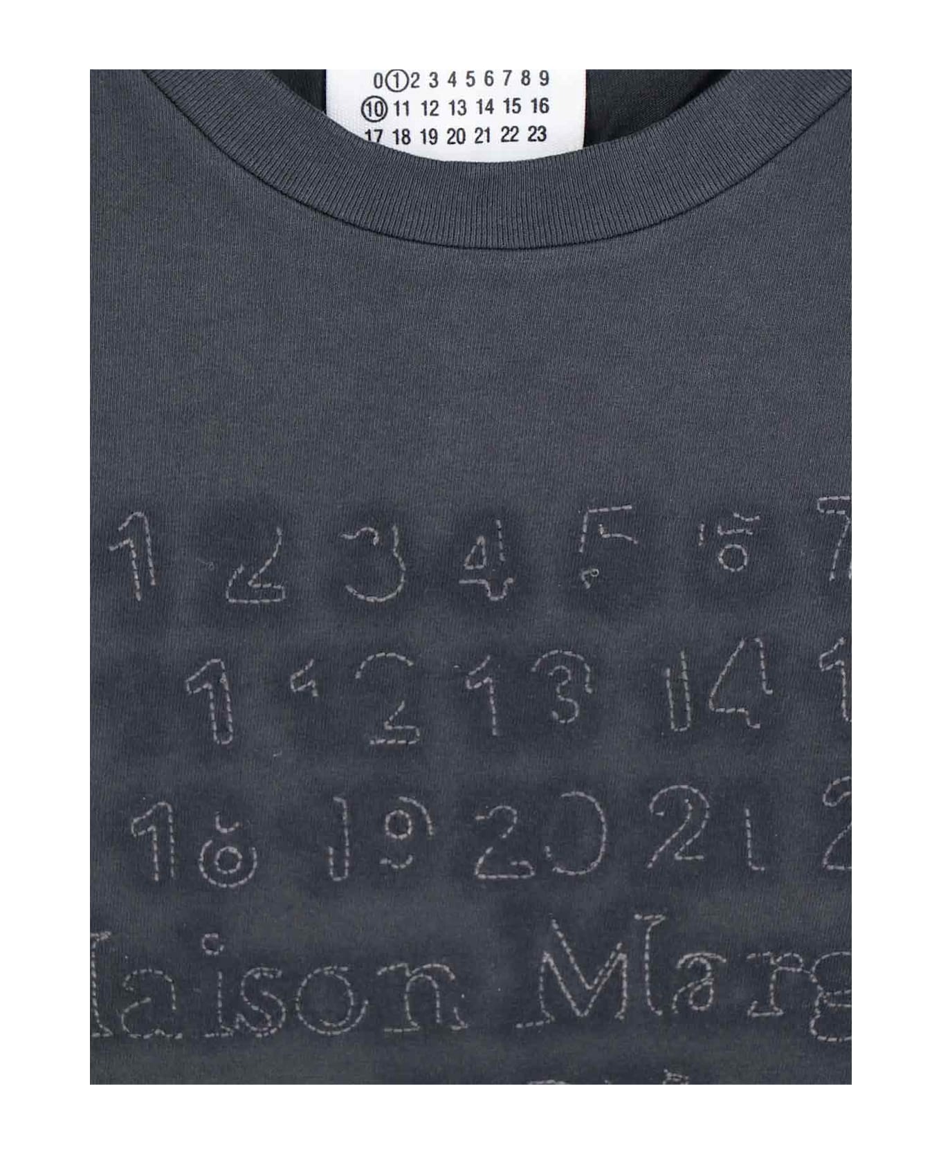 Maison Margiela Logo T-shirt - Gray