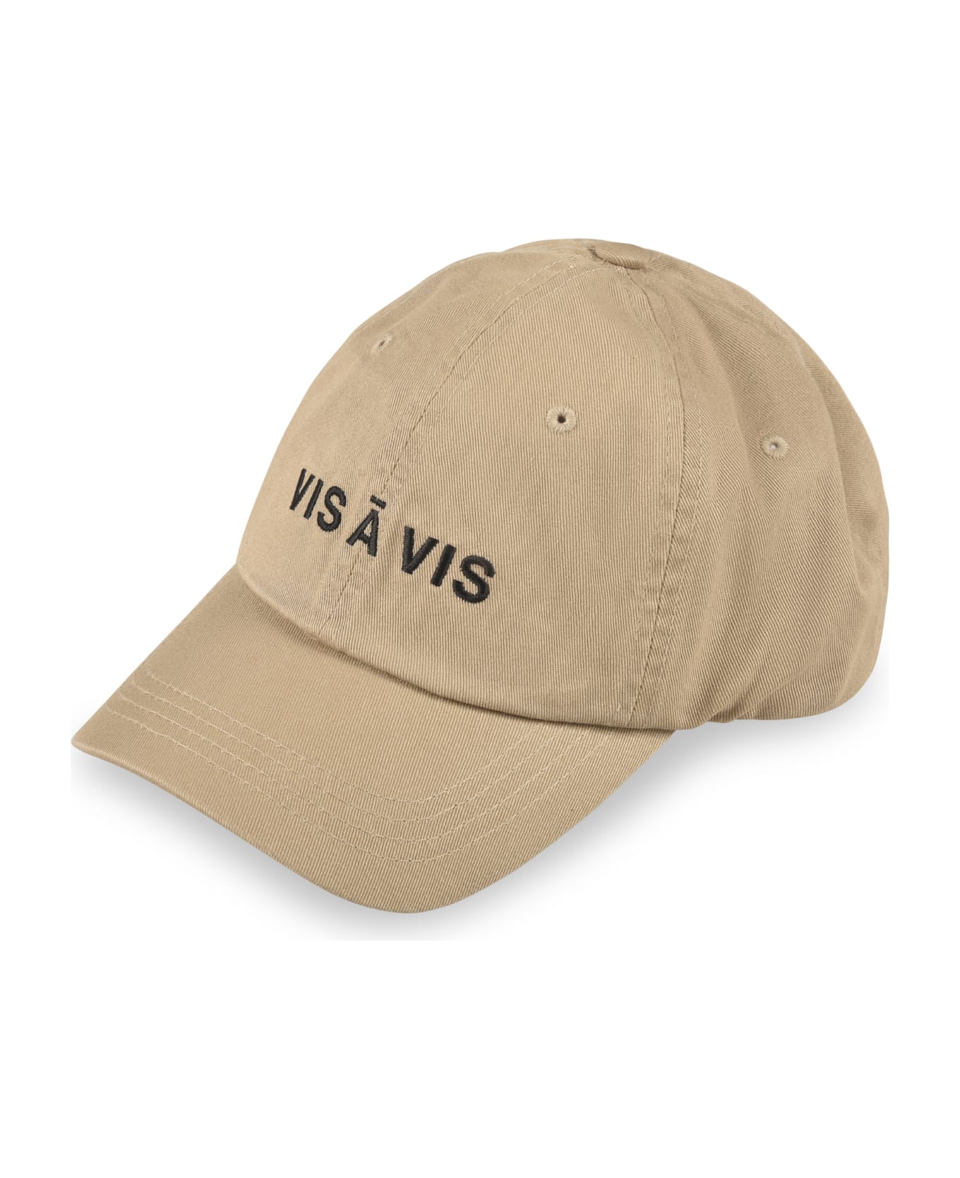 VIS A VIS Logo Baseball Cap - Beige