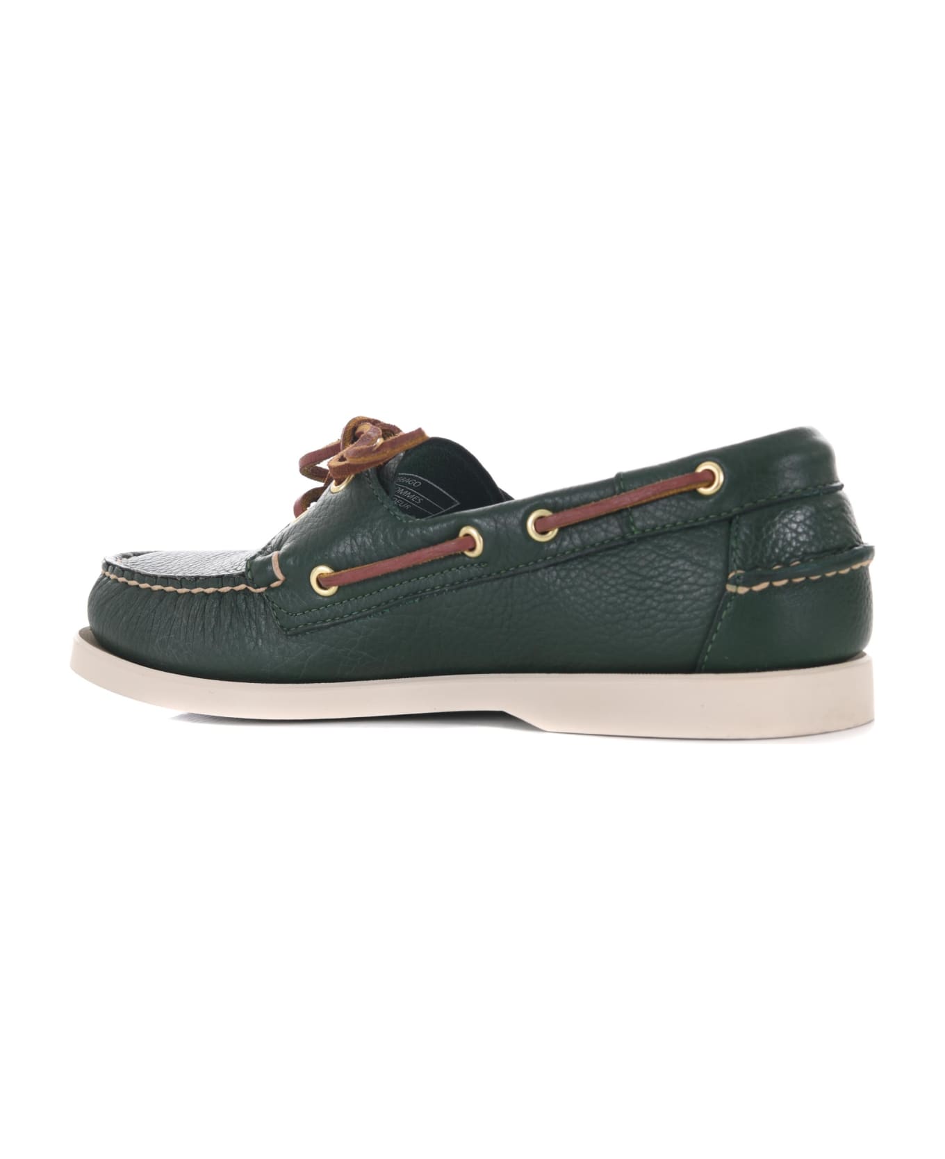 Sebago Boat Moccasins - Verde scuro