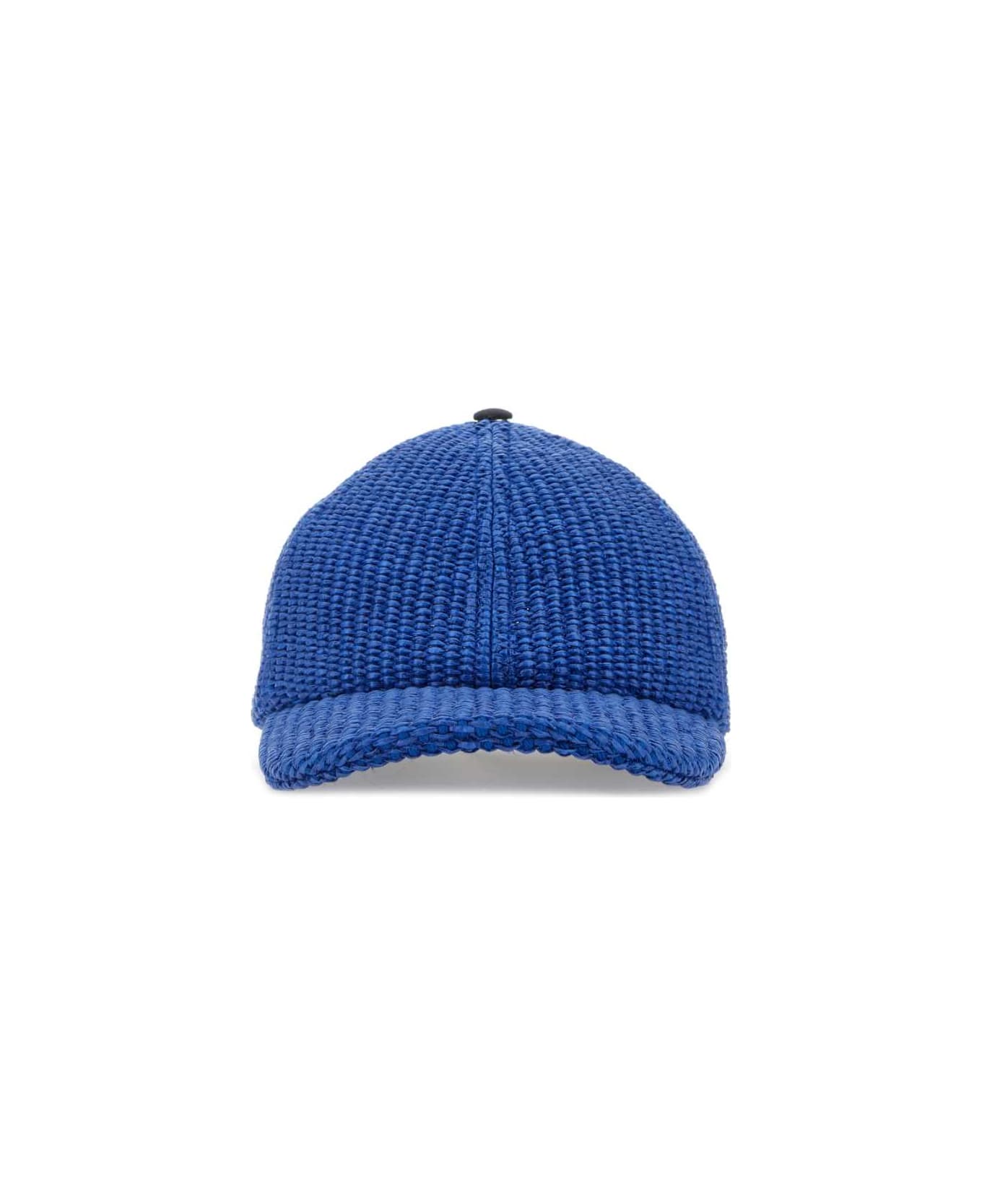 Marni Blue Raffia Baseball Cap - 00B56 帽子