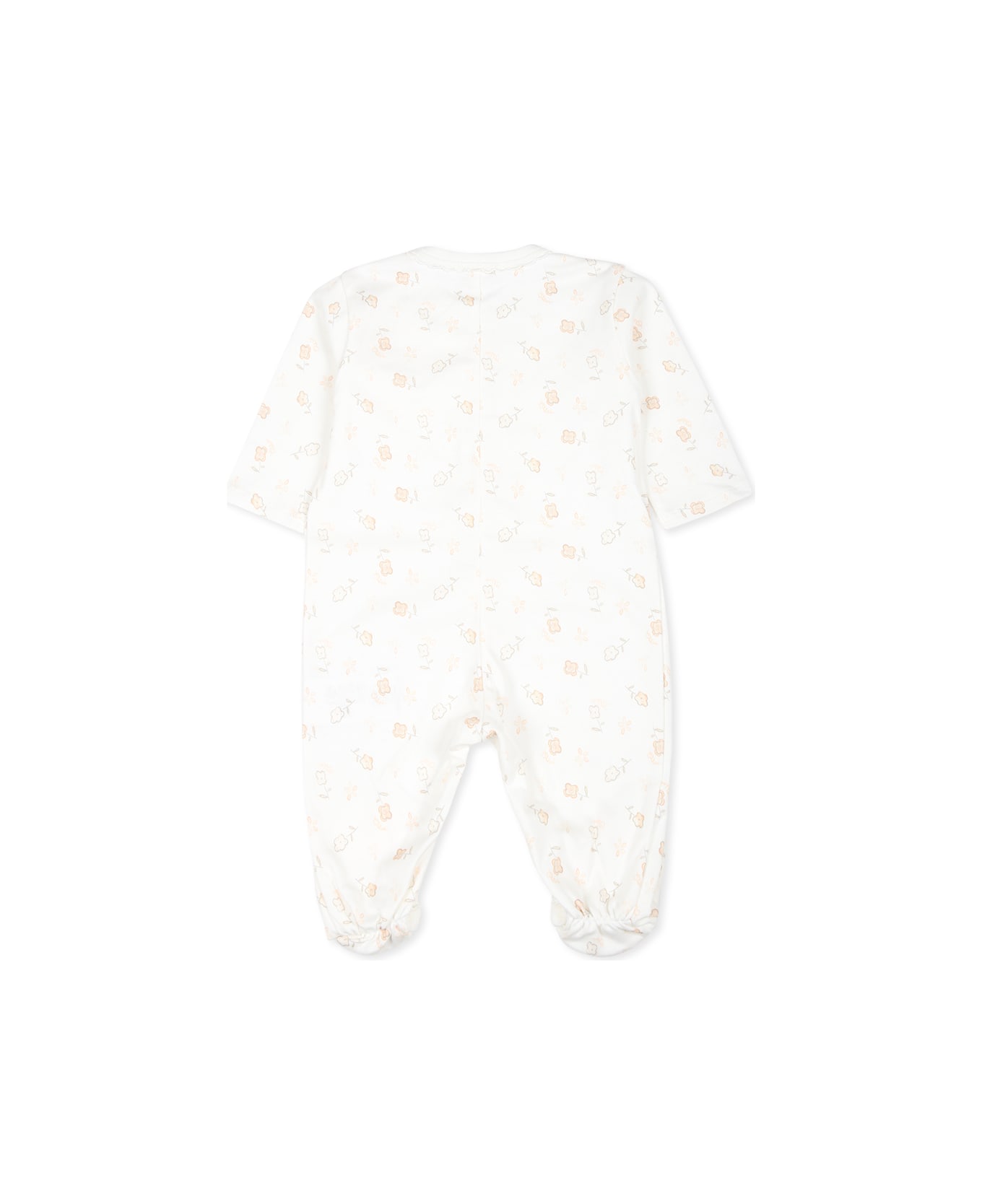 Chloé Ivory Babygrow Set For Baby Girl With Logo - Ivory