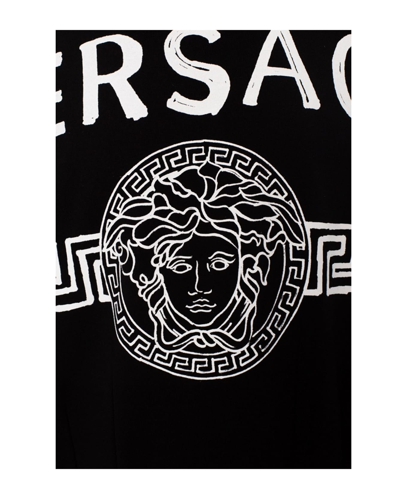 Versace Logo Sweartshirt - Black