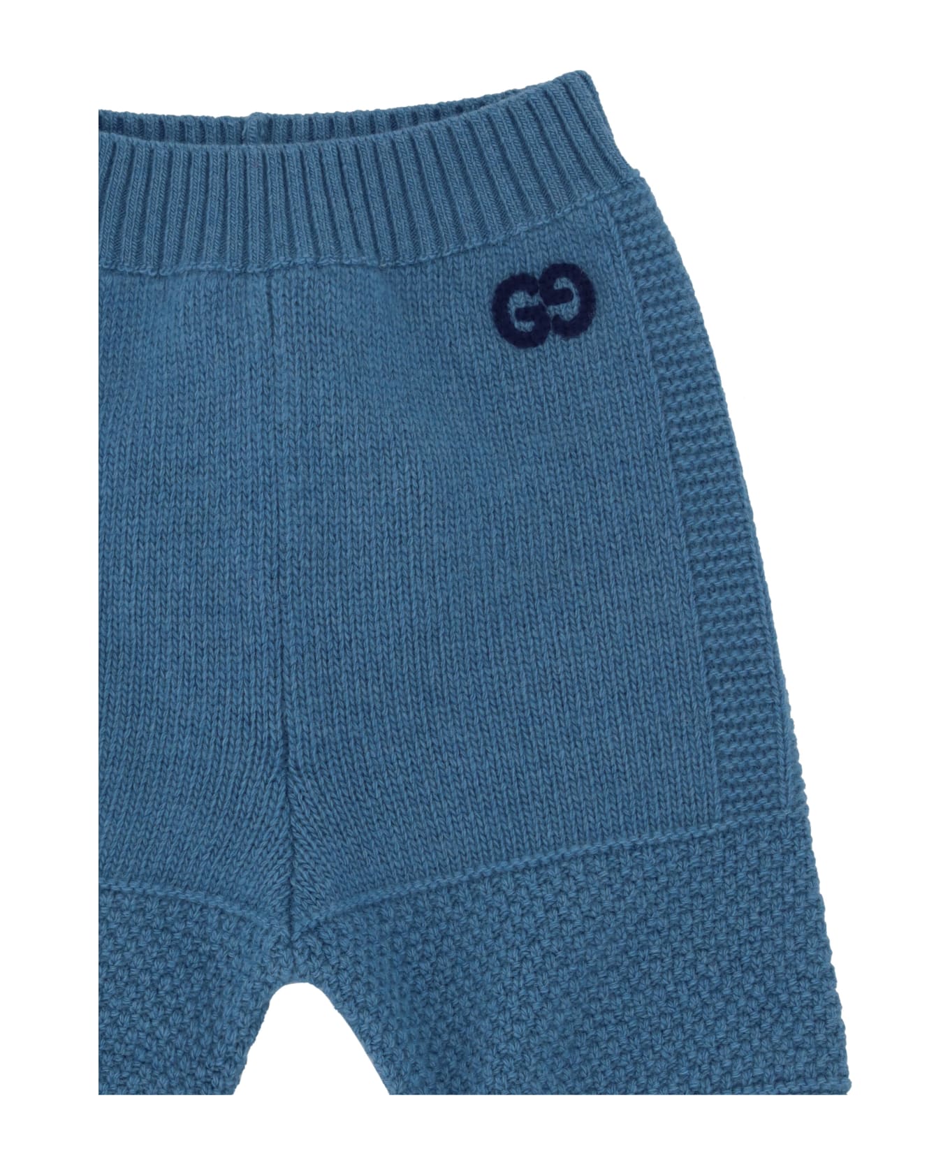 Gucci Pants For Boy - Blue Dusk/cobalt ボトムス