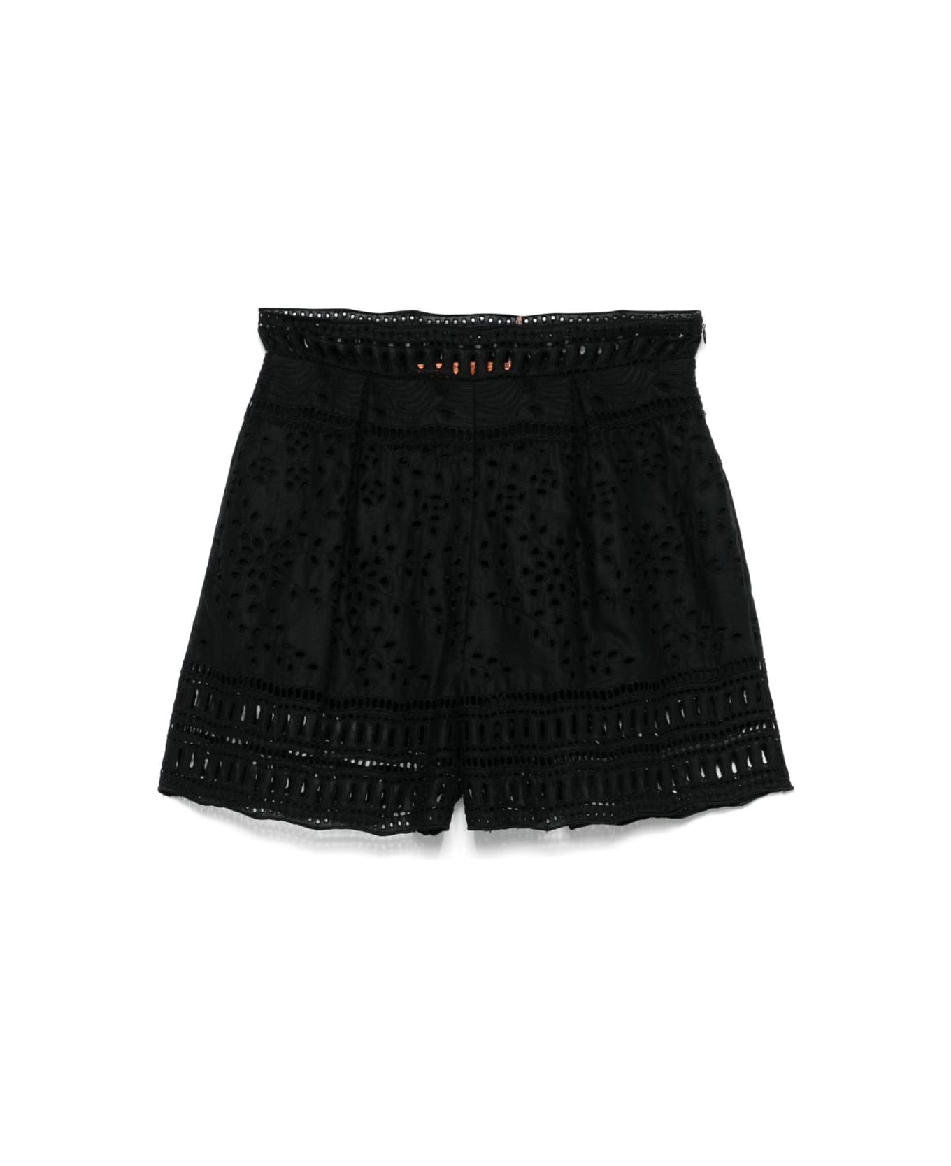 Ermanno Scervino Lace Shorts - Black