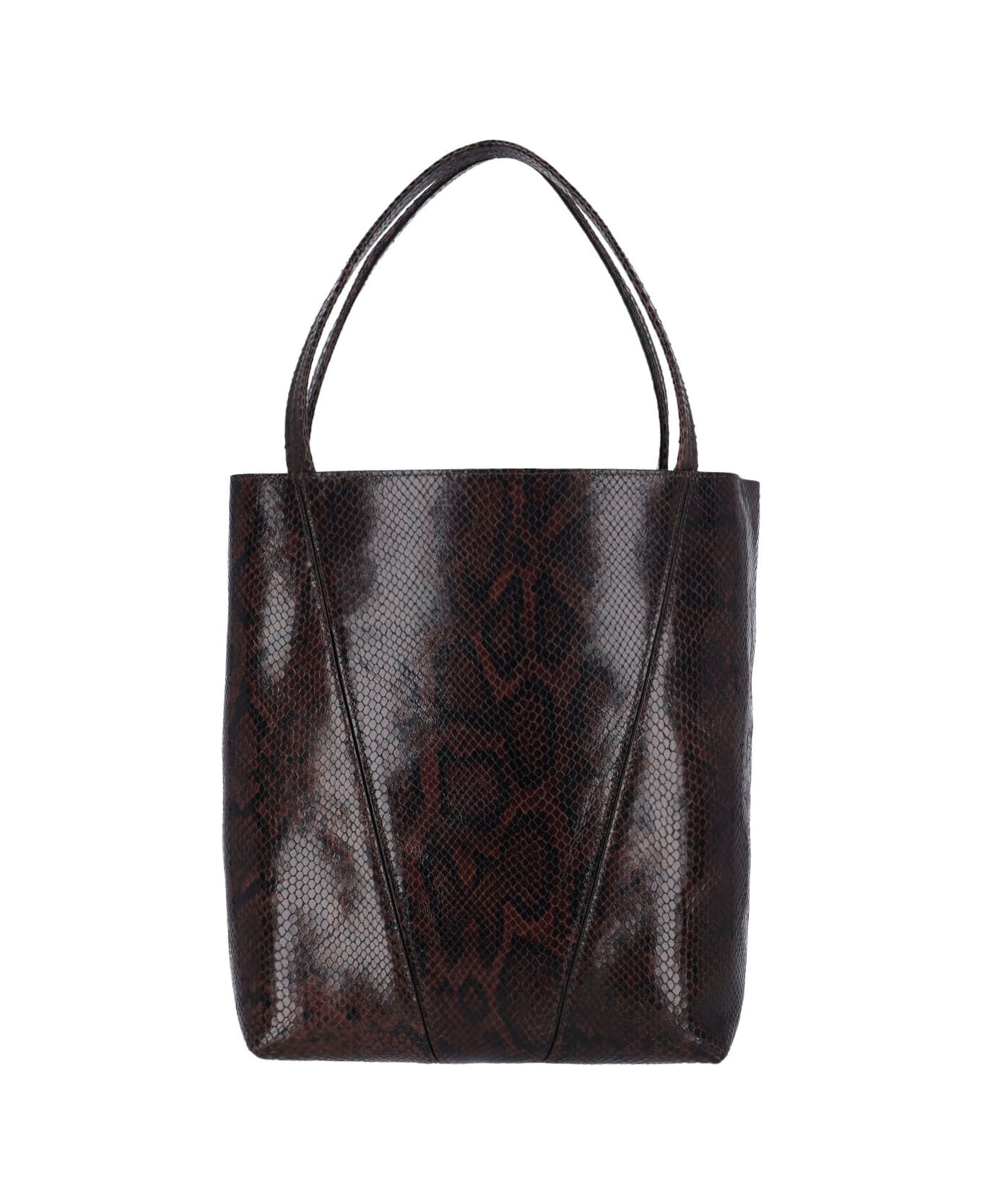 【Chloe】BAG◆CHC25SP495O37 Chloé Spin Tote Bag In Grained Leather in Black | Chloé US