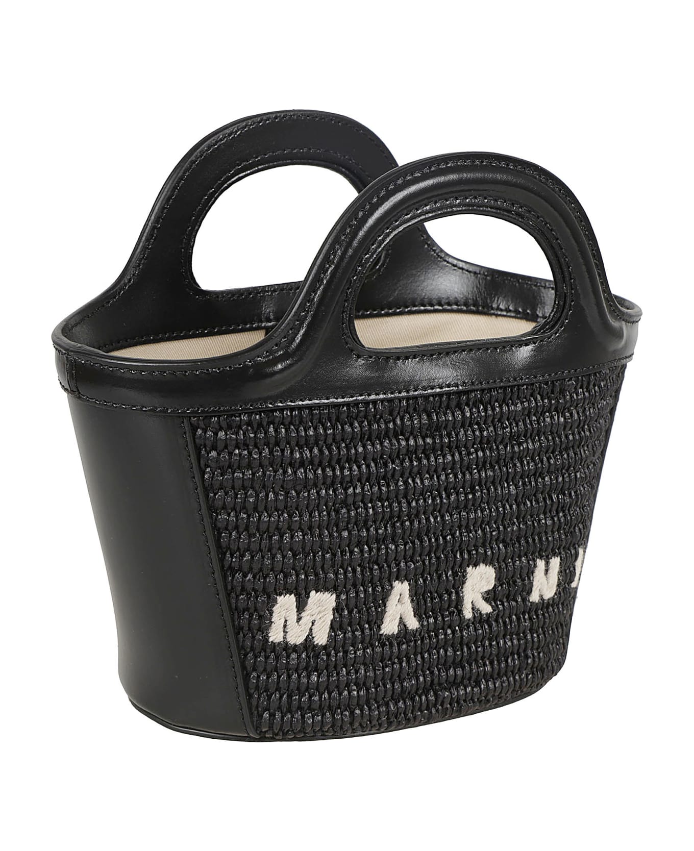 Marni Tropicalia Micro Hand Bag - Black