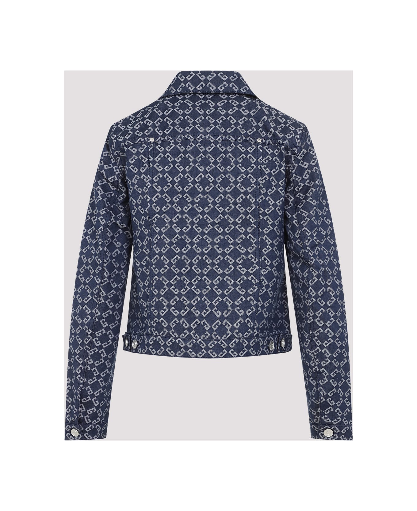 Givenchy Monogram Denim Jacket - Denim Blue