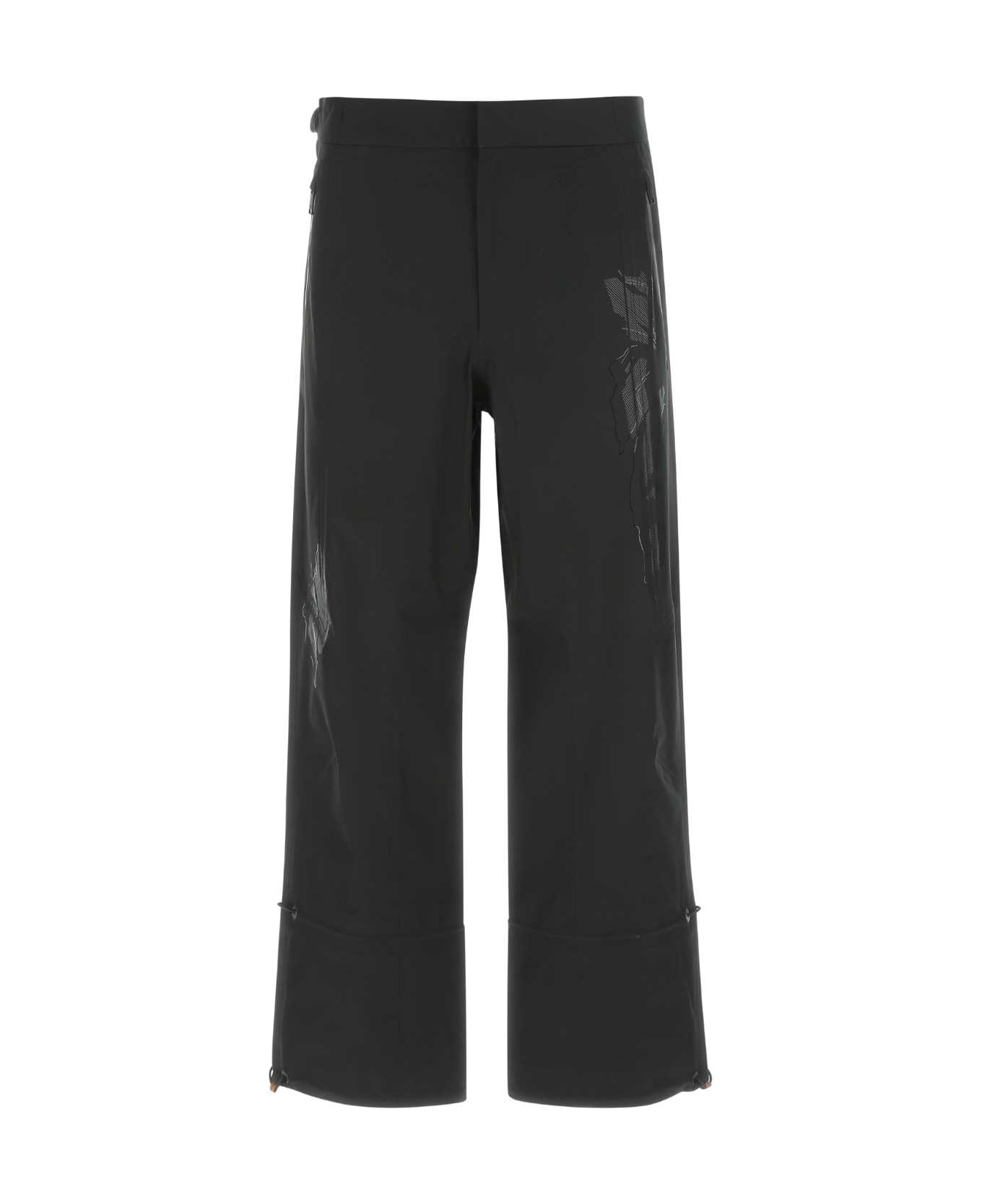 Zegna Black Polyester Pant - K09