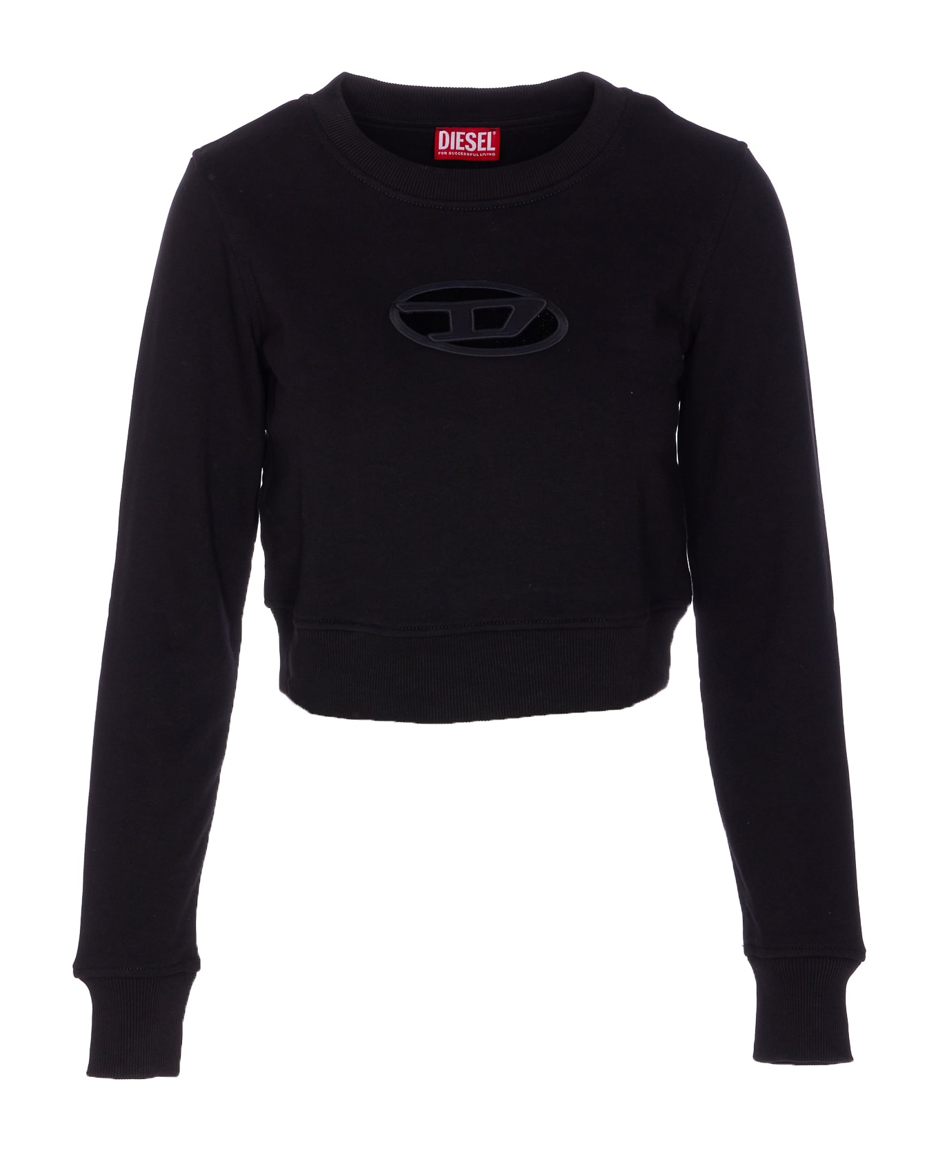 Diesel F-slimmy-od Sweatshirt - DEEP/BLACK
