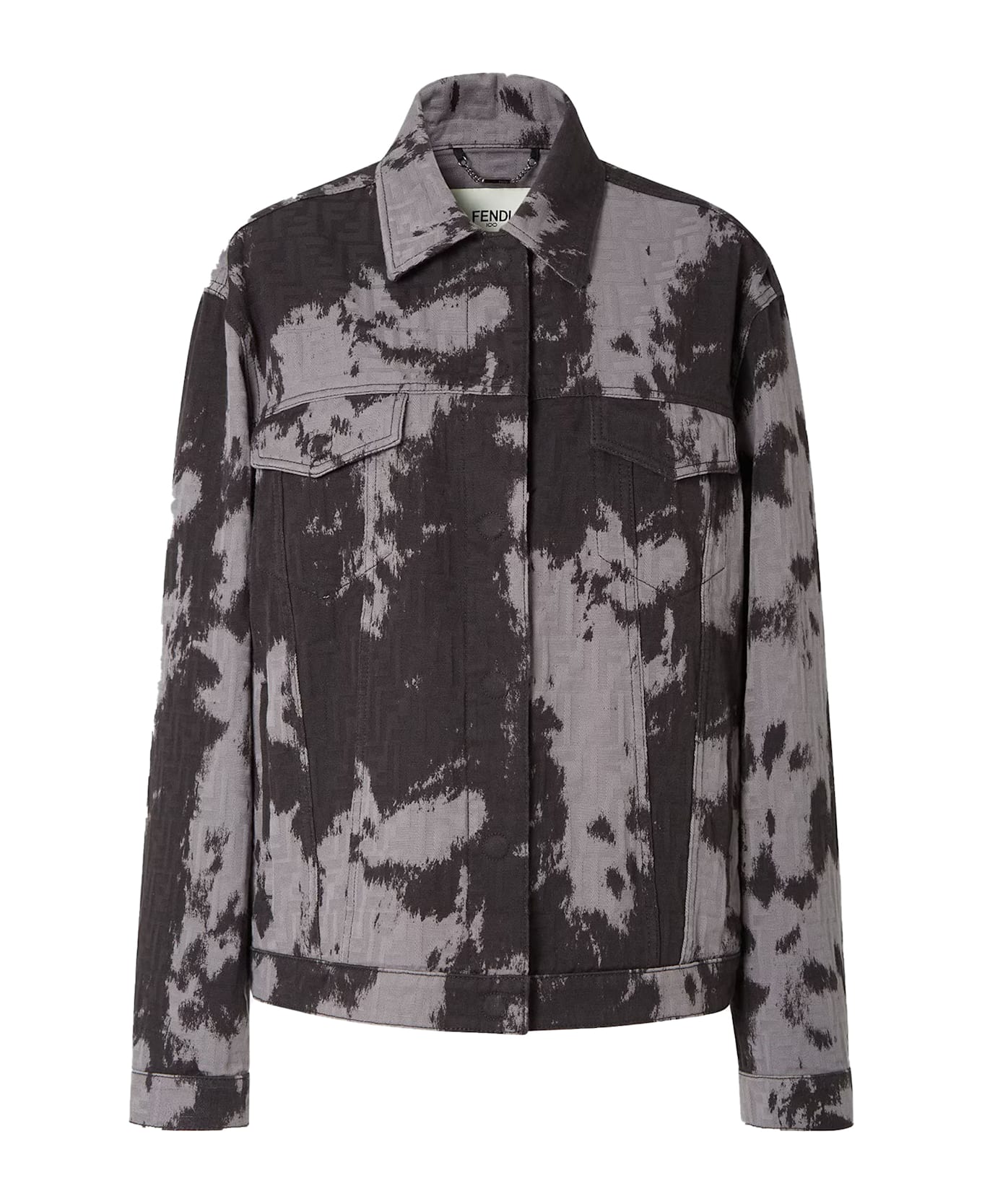 Fendi Ff Animalier Jacket - Black