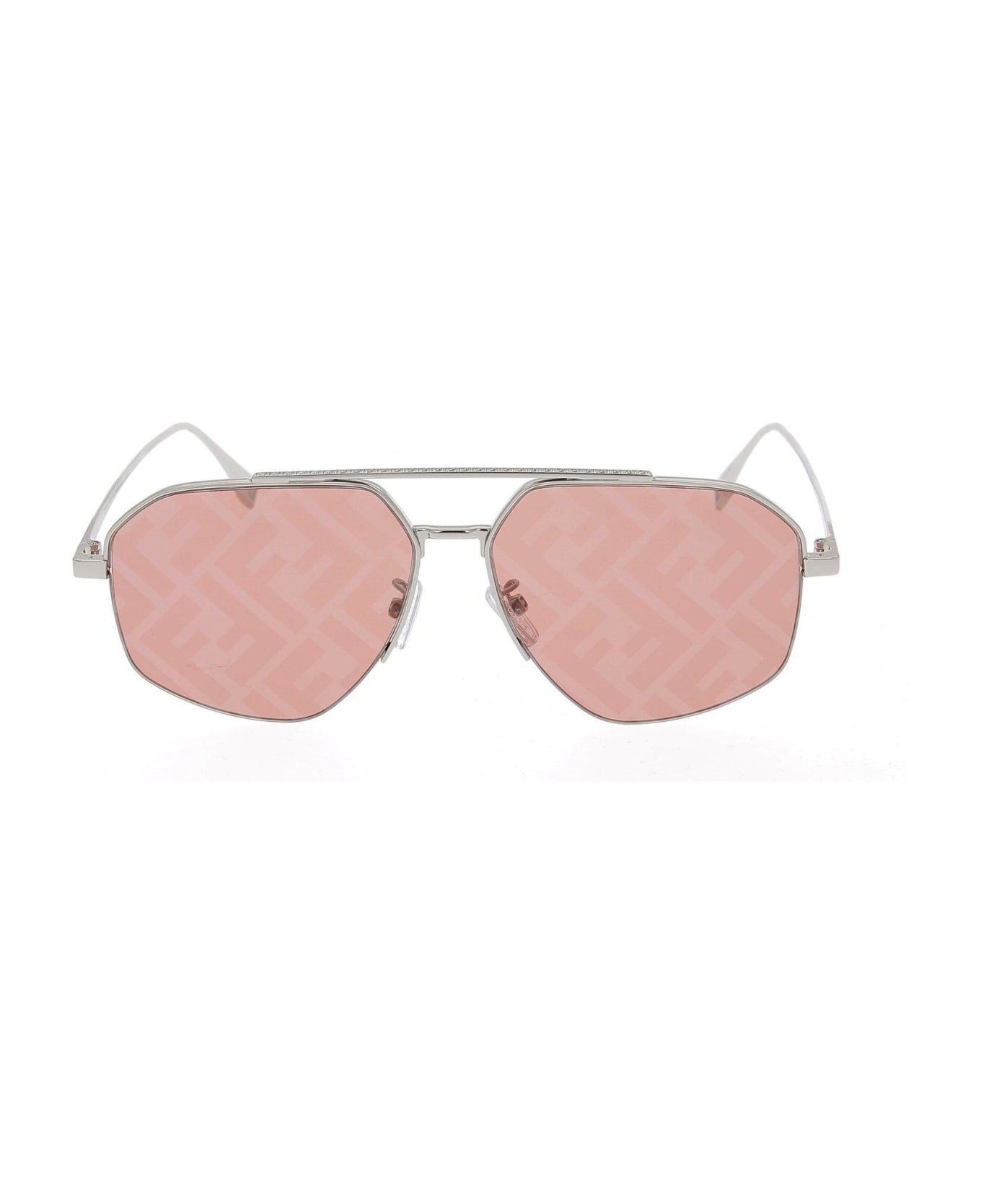 Fendi Eyewear Pilot Frame Sunglasses - 16u