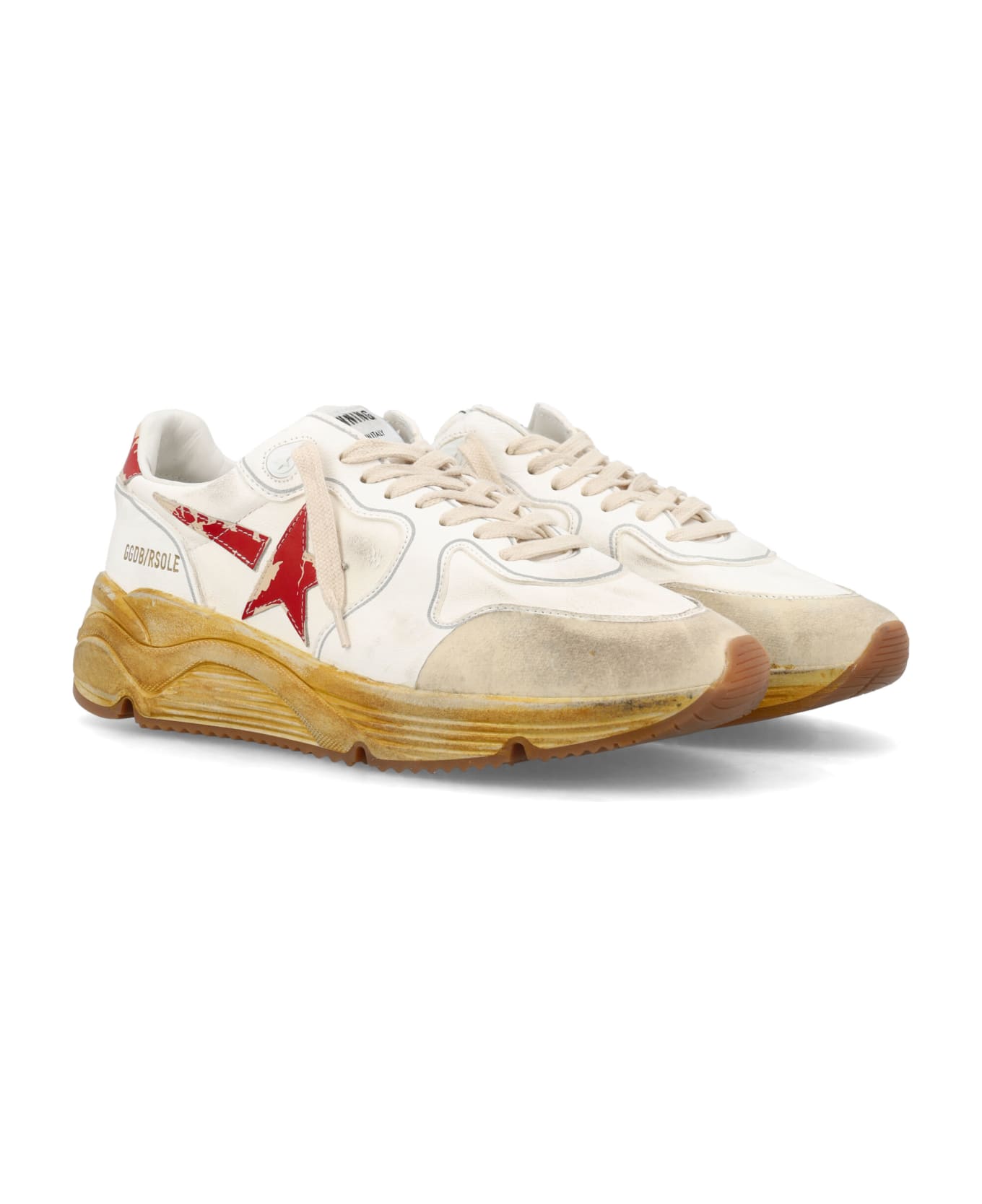 Golden Goose Running Sole Sneakers - White/Red/Blue スニーカー