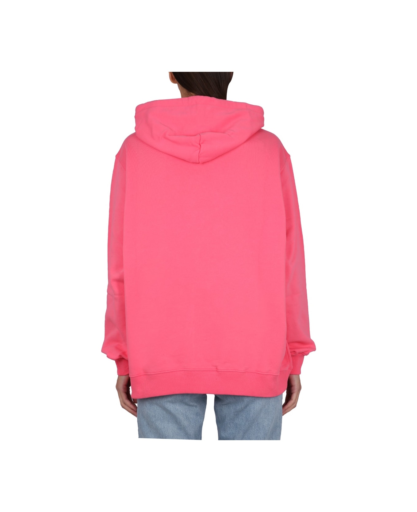 MSGM Sweatshirt With Logo - FUCHSIA