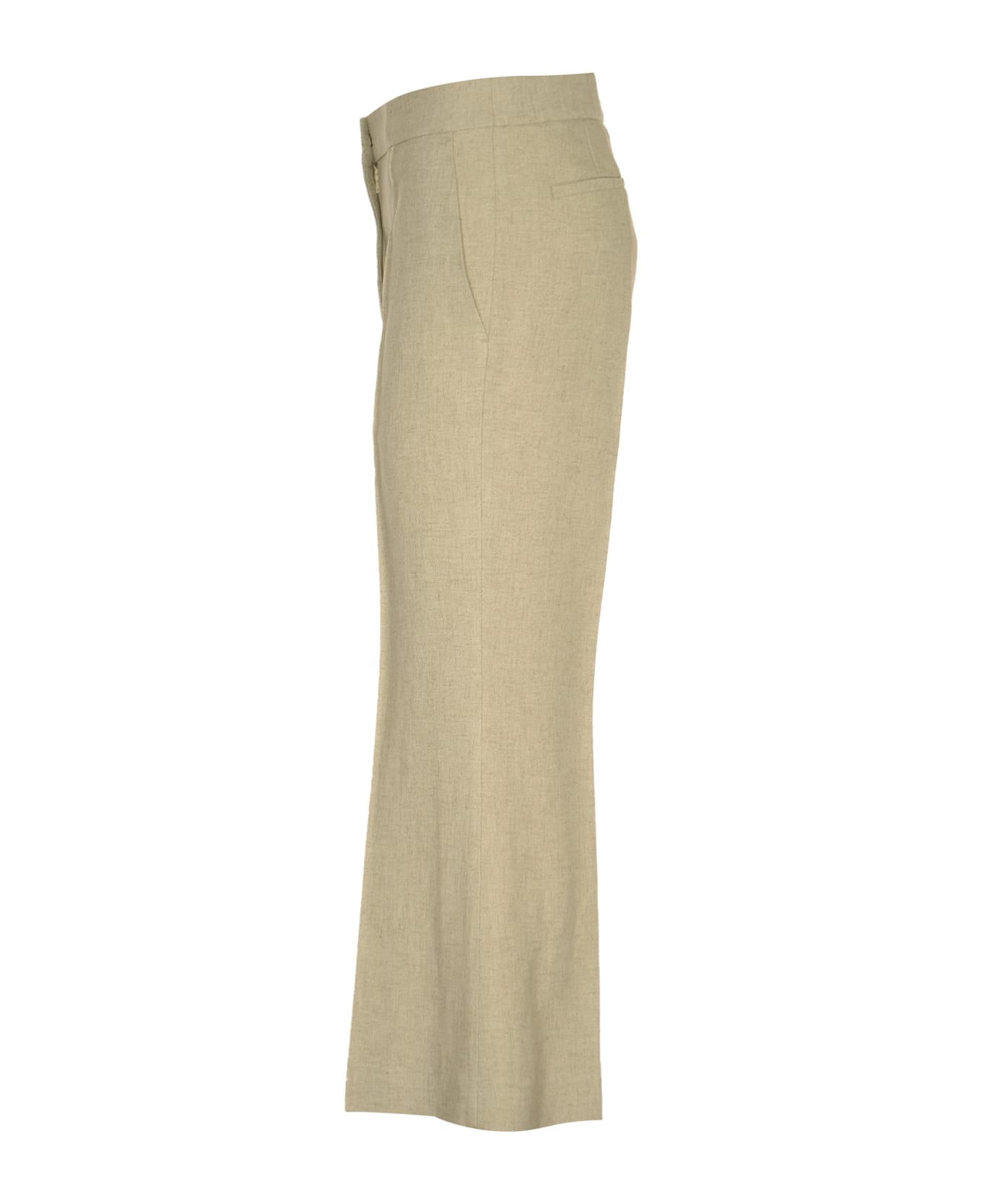 MSGM Classic Concealed Trousers - Beige