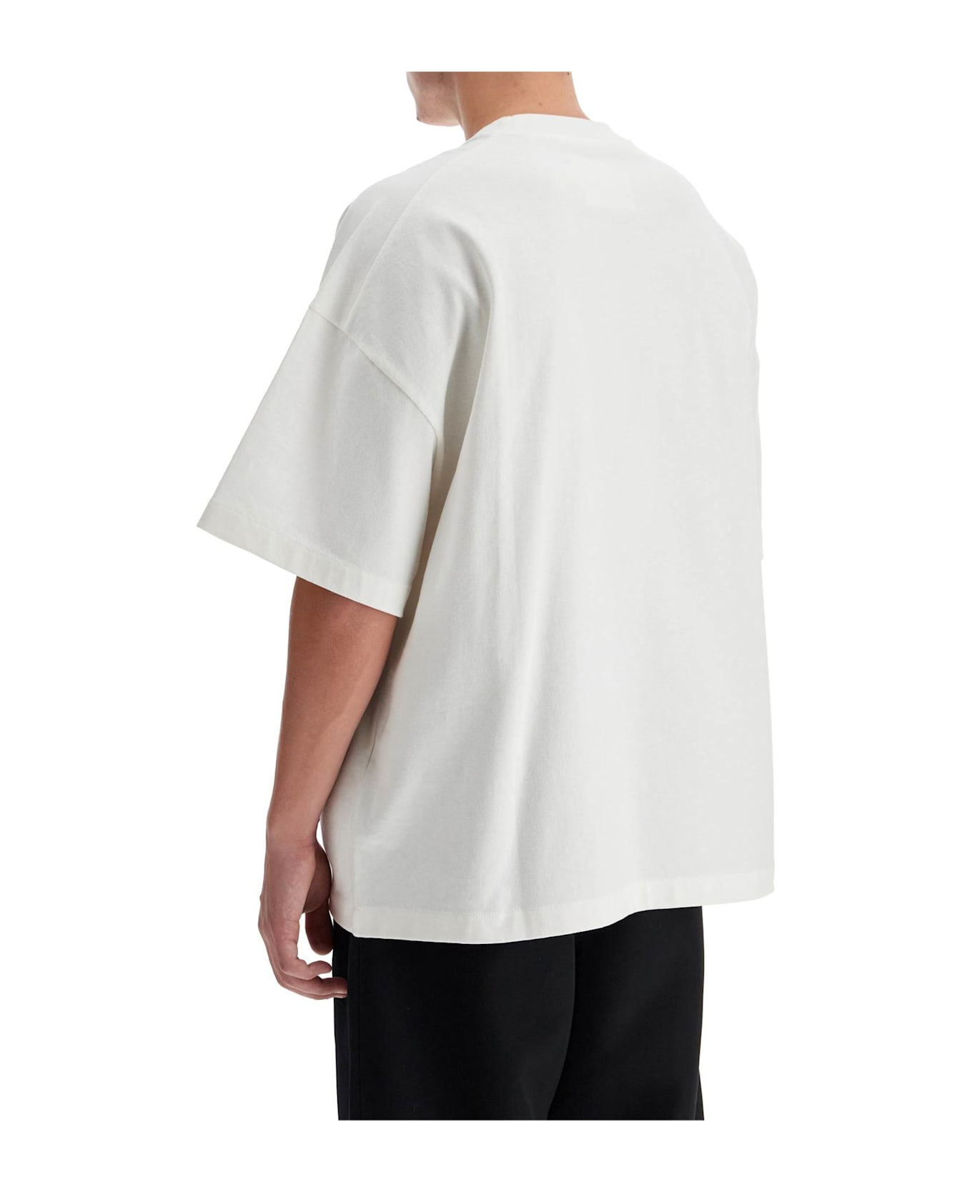 Jil Sander Logo Print T-shirt - Porcelain