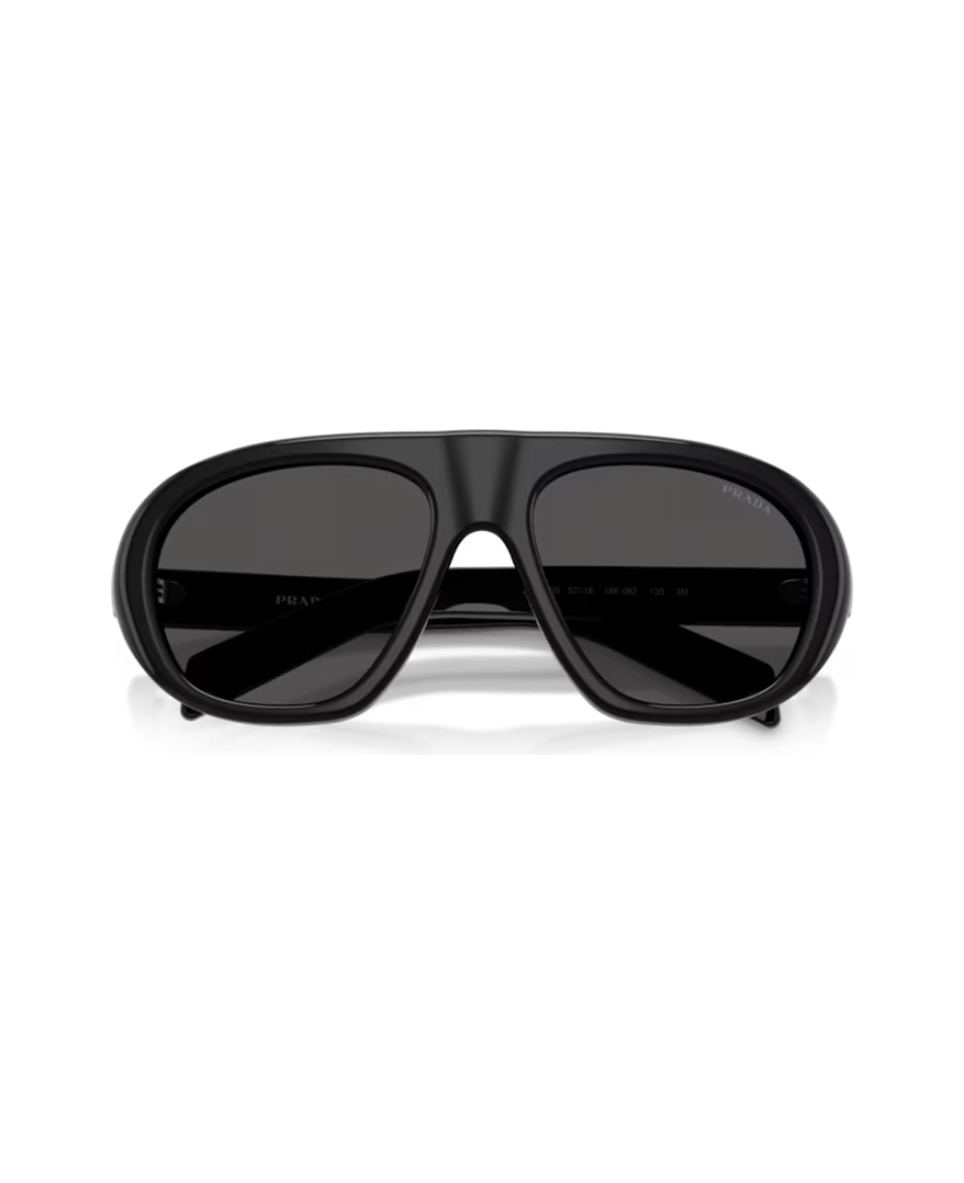 Prada Eyewear Prada Pr C05s 16k08z Nero Sunglasses - Nero サングラス