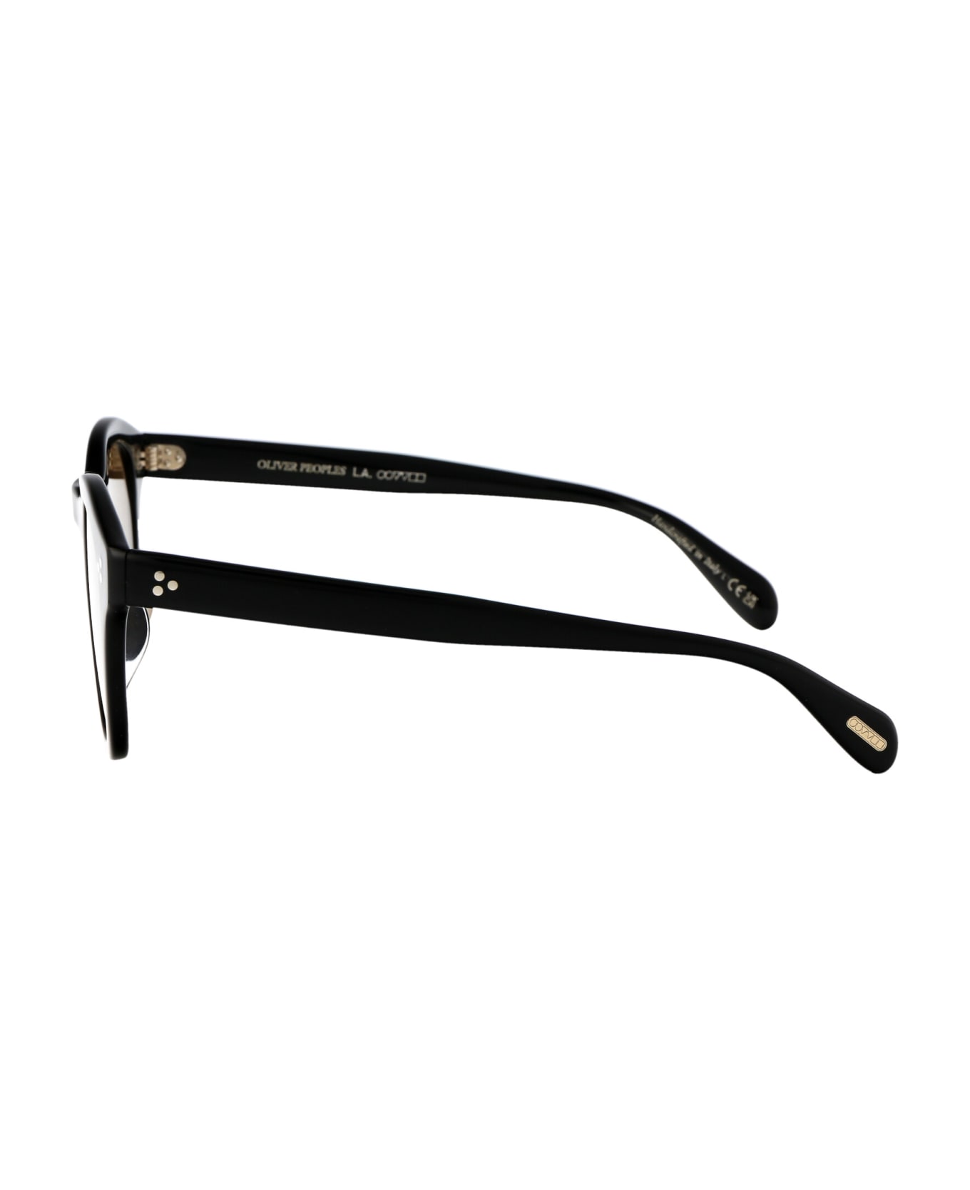 Oliver Peoples Op-506 Sun Sunglasses - 166941 Black Diamond/Argento spazzolato