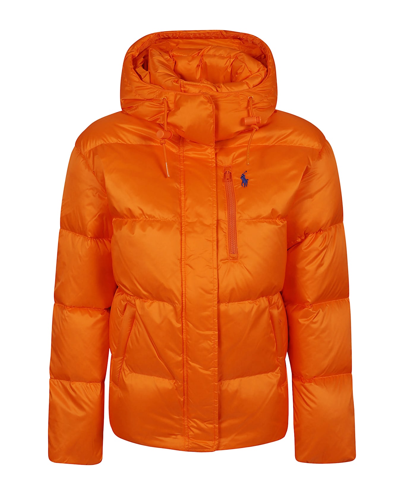 Polo Ralph Lauren Water-repellent Quilted Down Jacket - Wiv Orange