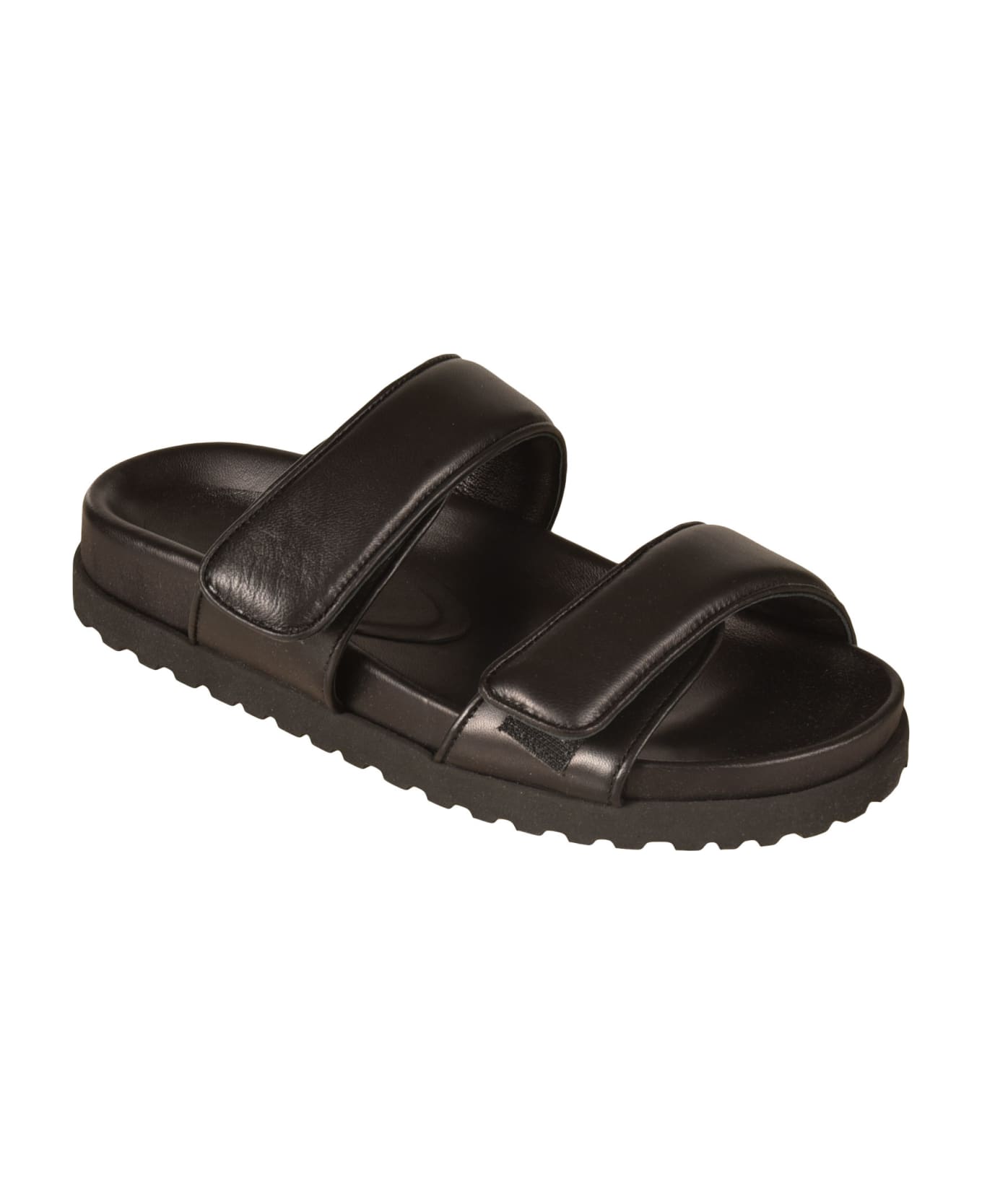 GIA BORGHINI Perni 11 Flat Sandals - Black サンダル