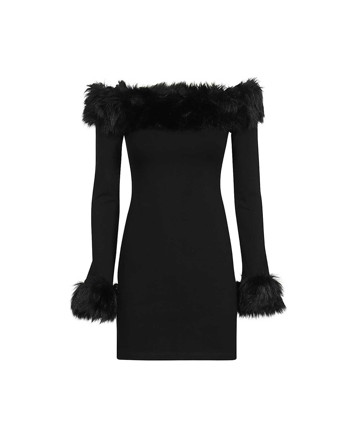 HERON PRESTON Strapless Dress - black