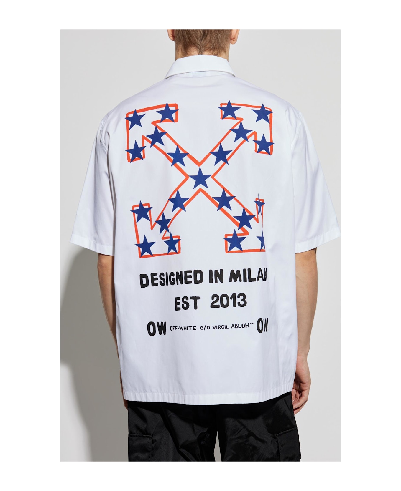 Off-White Shirt With Logo - White