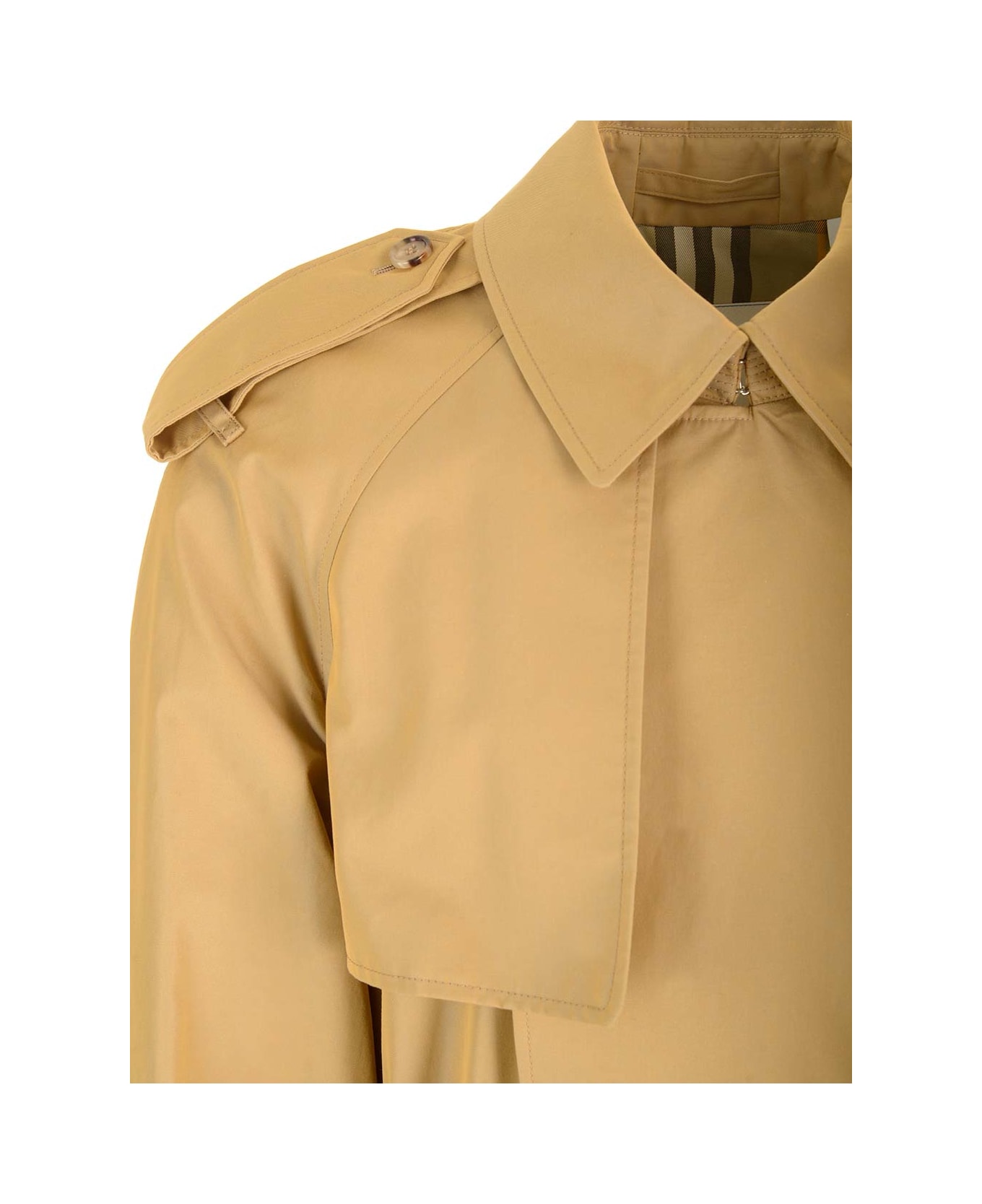 Burberry Long Trench Coat - Beige