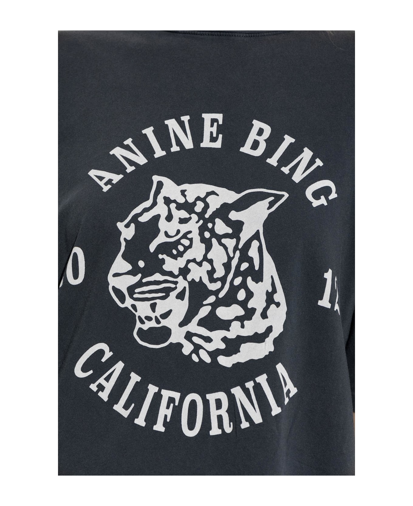 Anine Bing T-shirt With Print - Nero