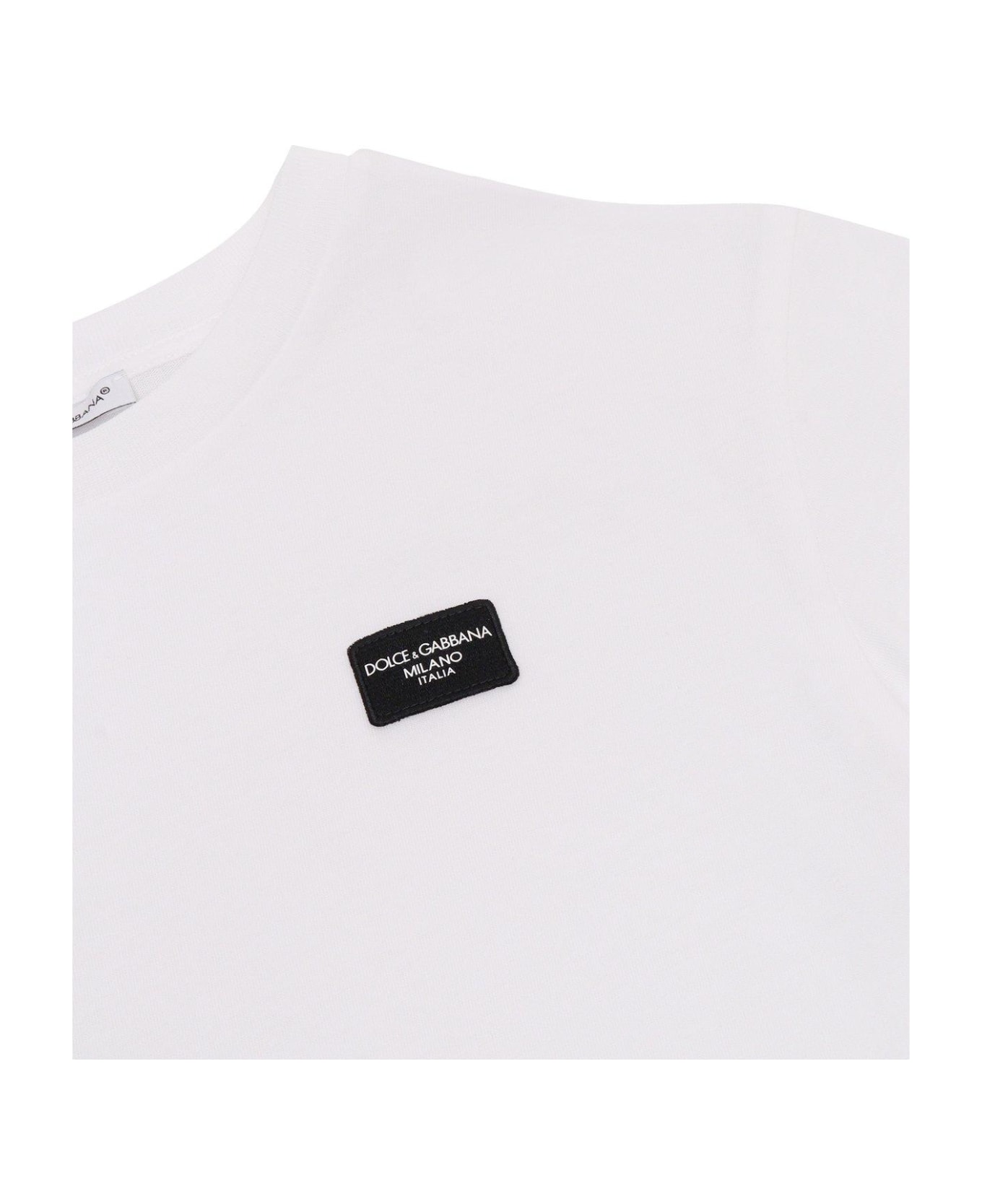 Dolce & Gabbana Logo-patch Crewneck T-shirt