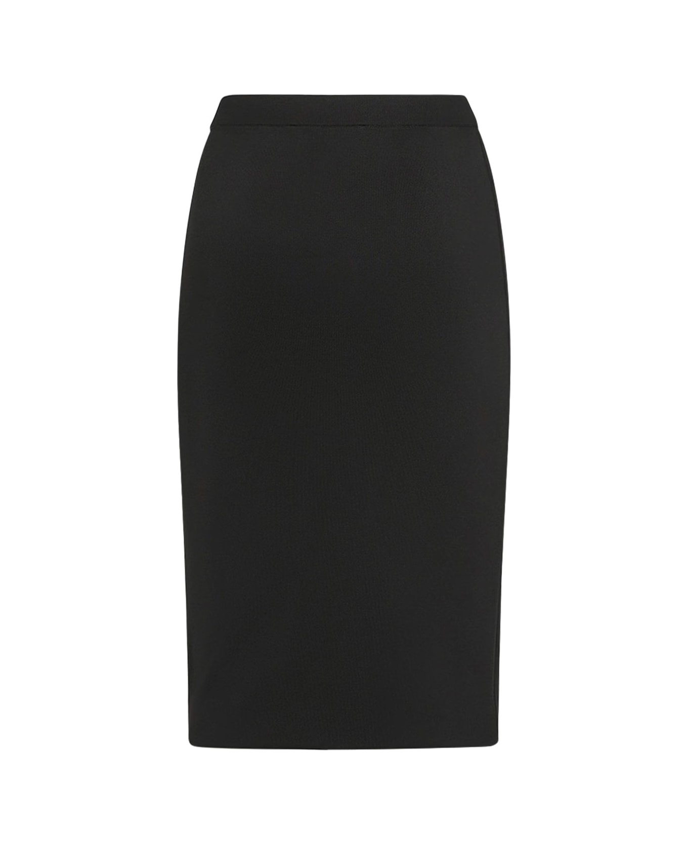 Saint Laurent Viscose Blend Skirt - Black