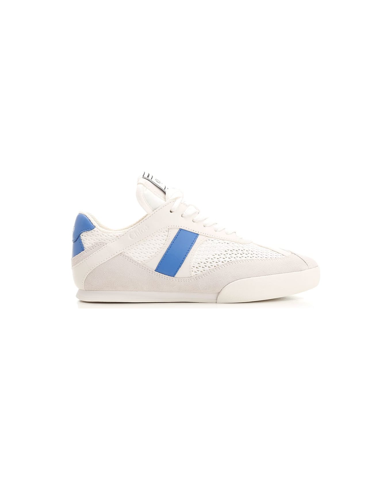 Chloé 
kick
 Sneakers With Suede Details - White