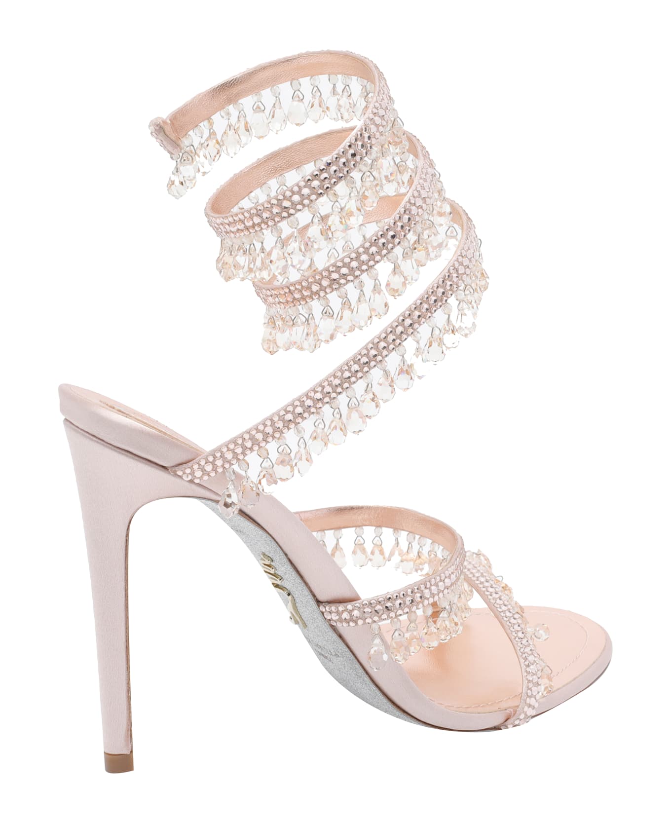 René Caovilla Chandelier Heeled Sandals - Pink