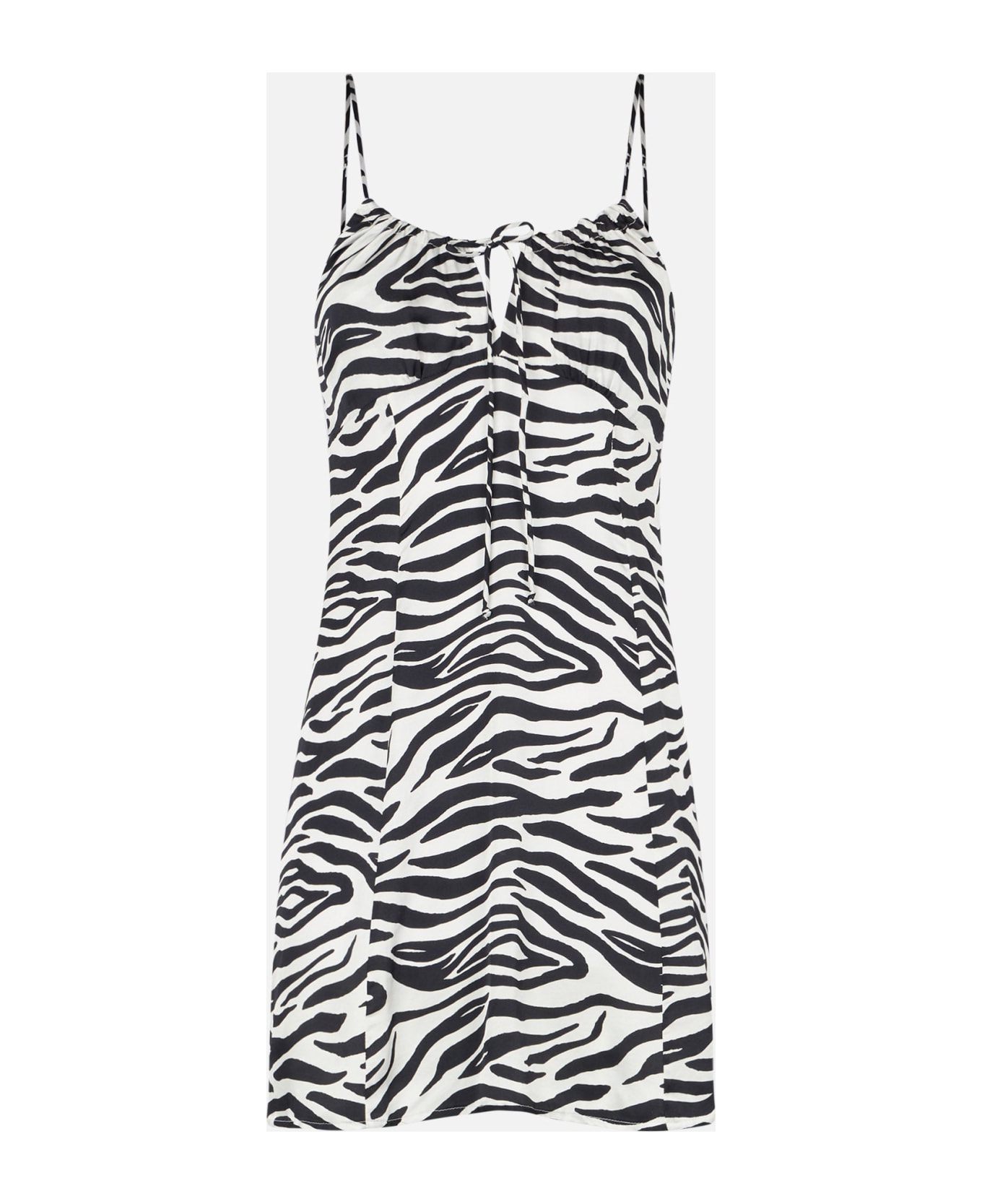 MC2 Saint Barth Zebra Print Short Dress - WHITE ワンピース＆ドレス
