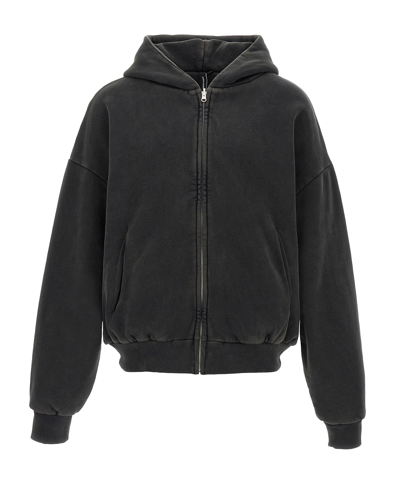 Entire Studios 
thermarl Hood Washed
 Hoodie - Black  