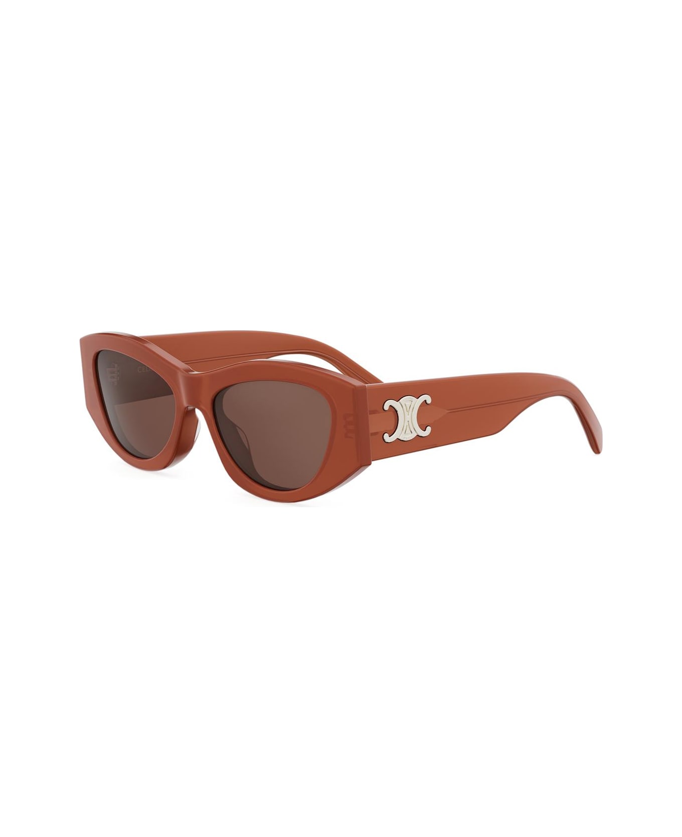 Celine Cl40308u Triomphe 42e Arancione Sunglasses - Arancione