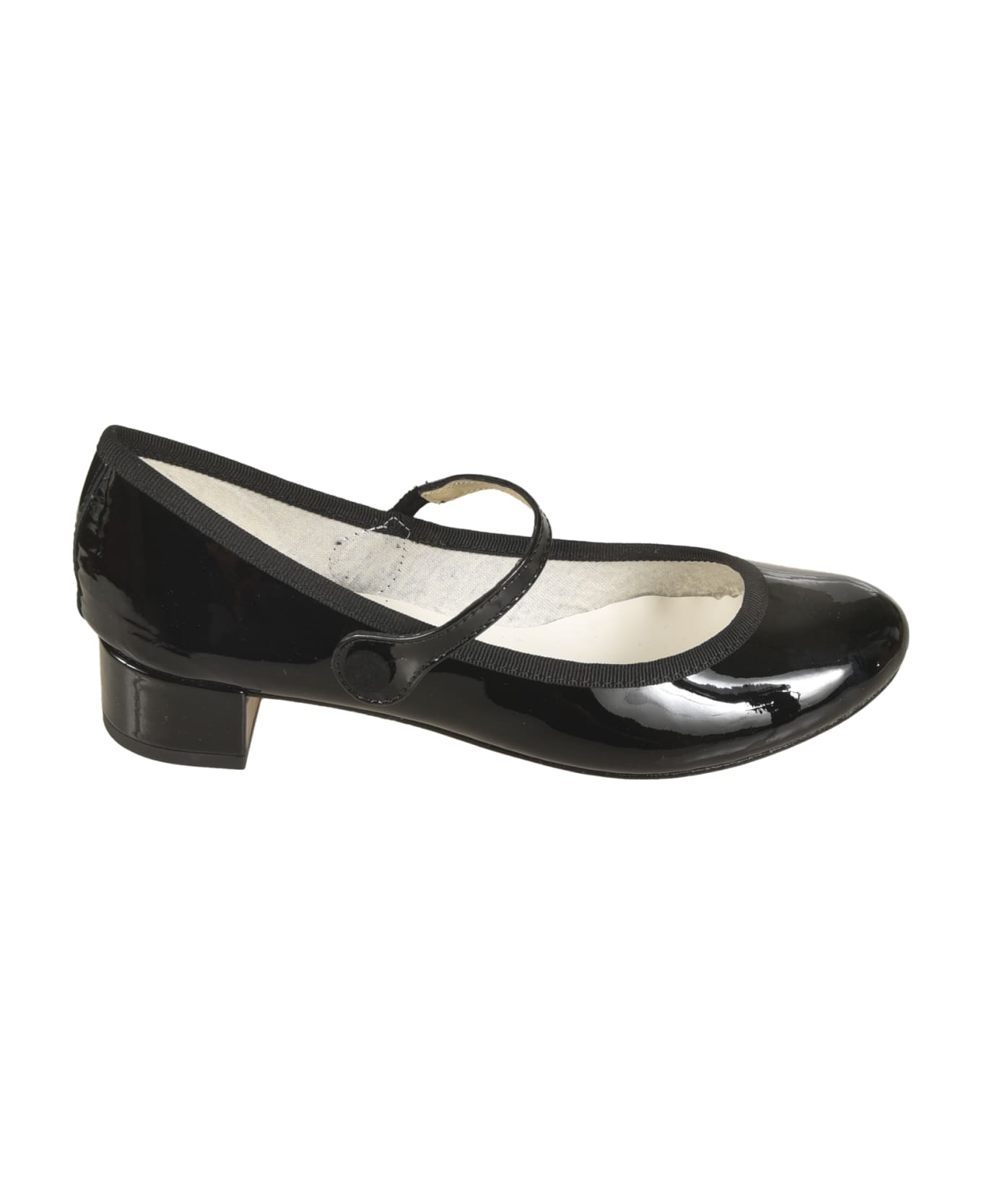 Repetto Ankle Strap Ballerinas - Black
