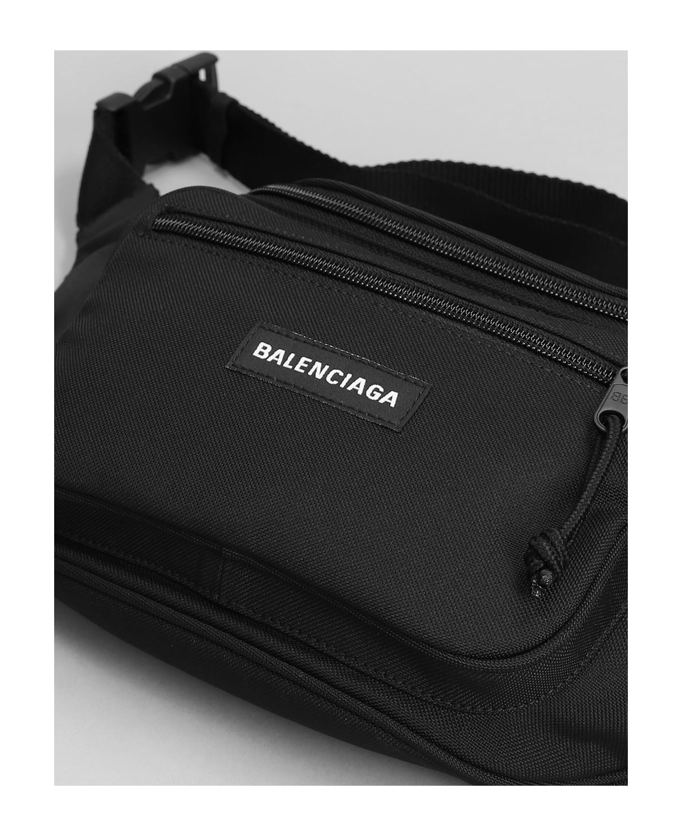Balenciaga Explorer Waist Bag In Black Polyamide - 1000