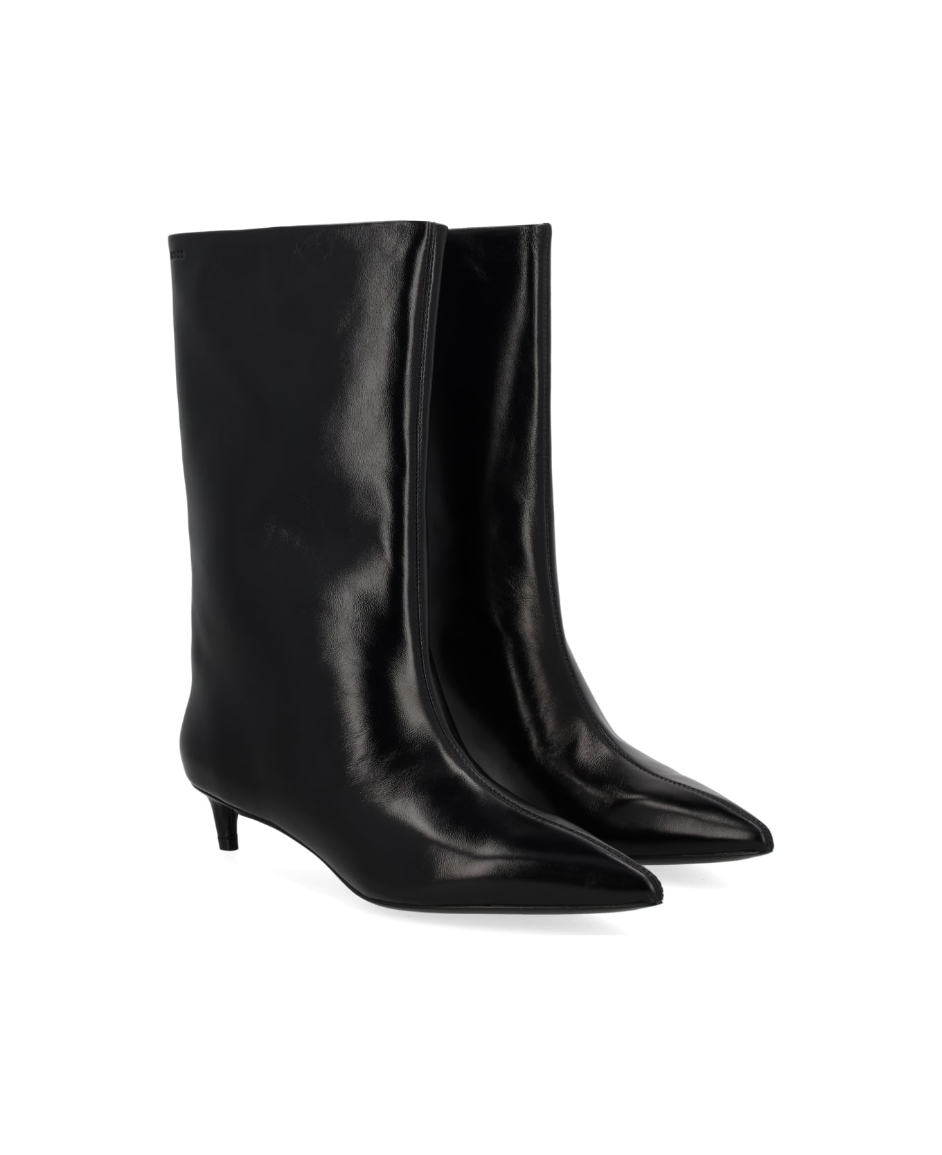 Hugo Boss Heeled Boots - BLACK