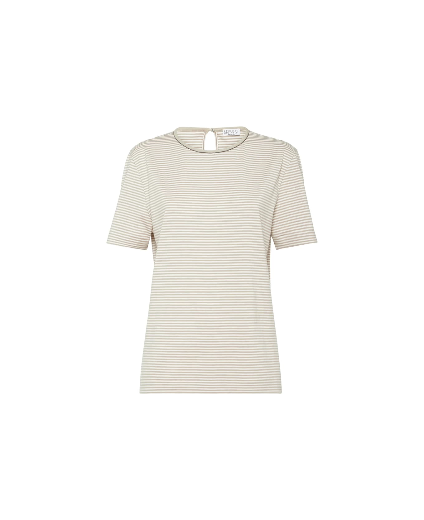 Brunello Cucinelli T-shirt - NEUTRALS