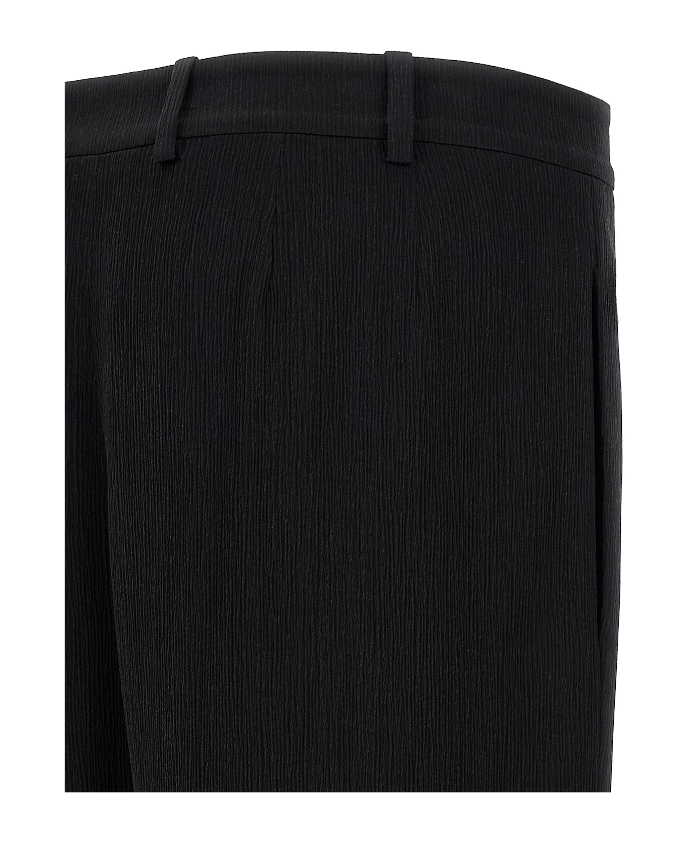 Saint Laurent Silk Pants - Black  