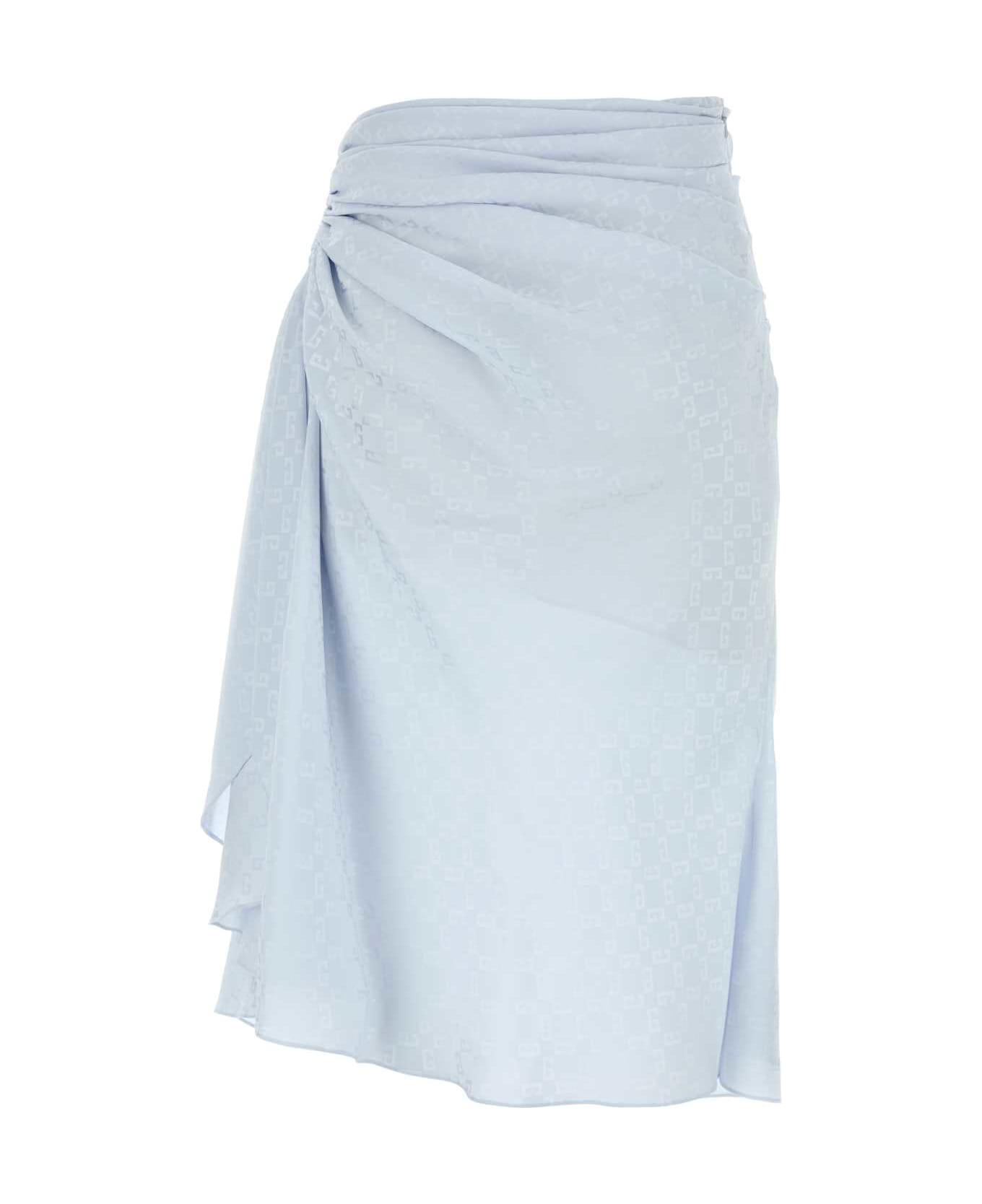 【送料&関税込】Givenchy Pastel Light Blue Silk Skirt Givenchy Pastel Light Blue Silk Skirt | italist