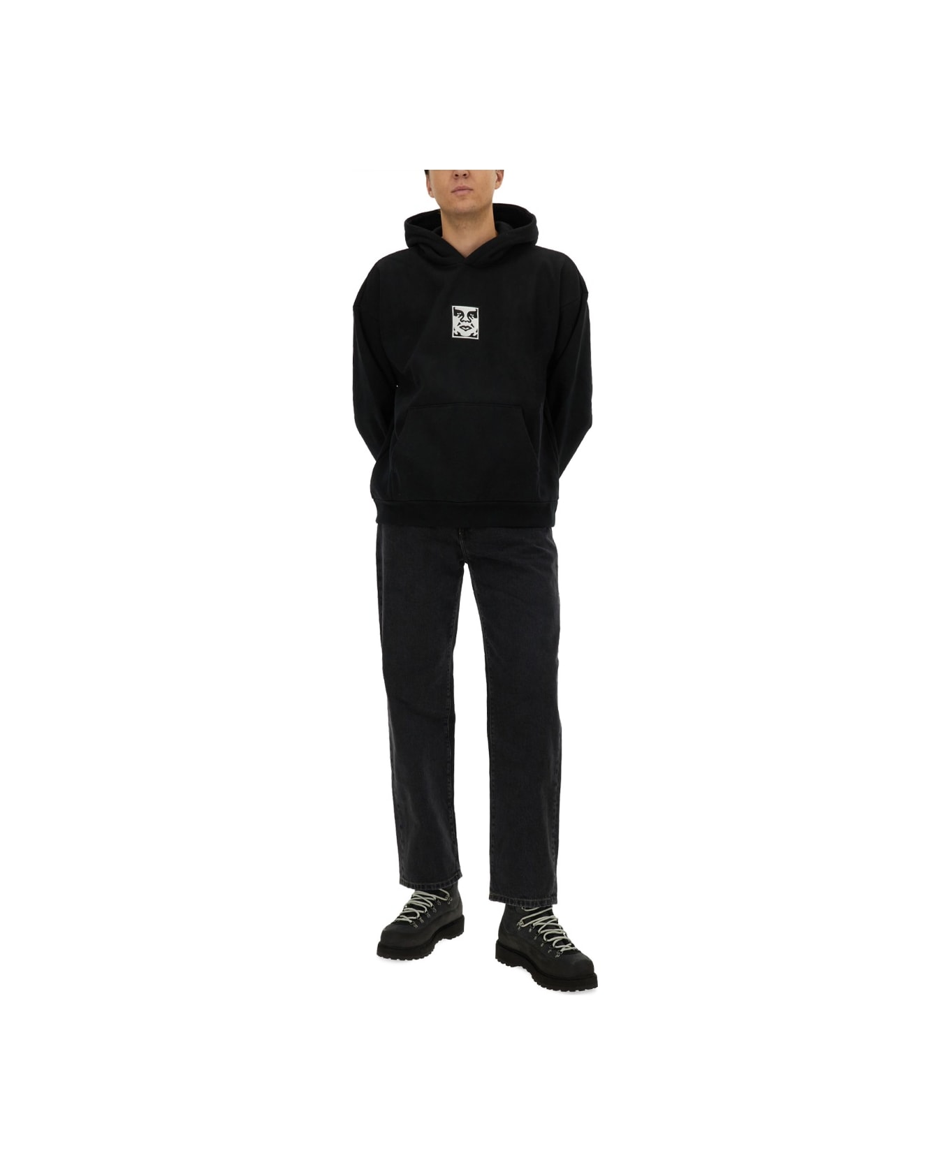 Obey Icon" Hoodie - BLACK