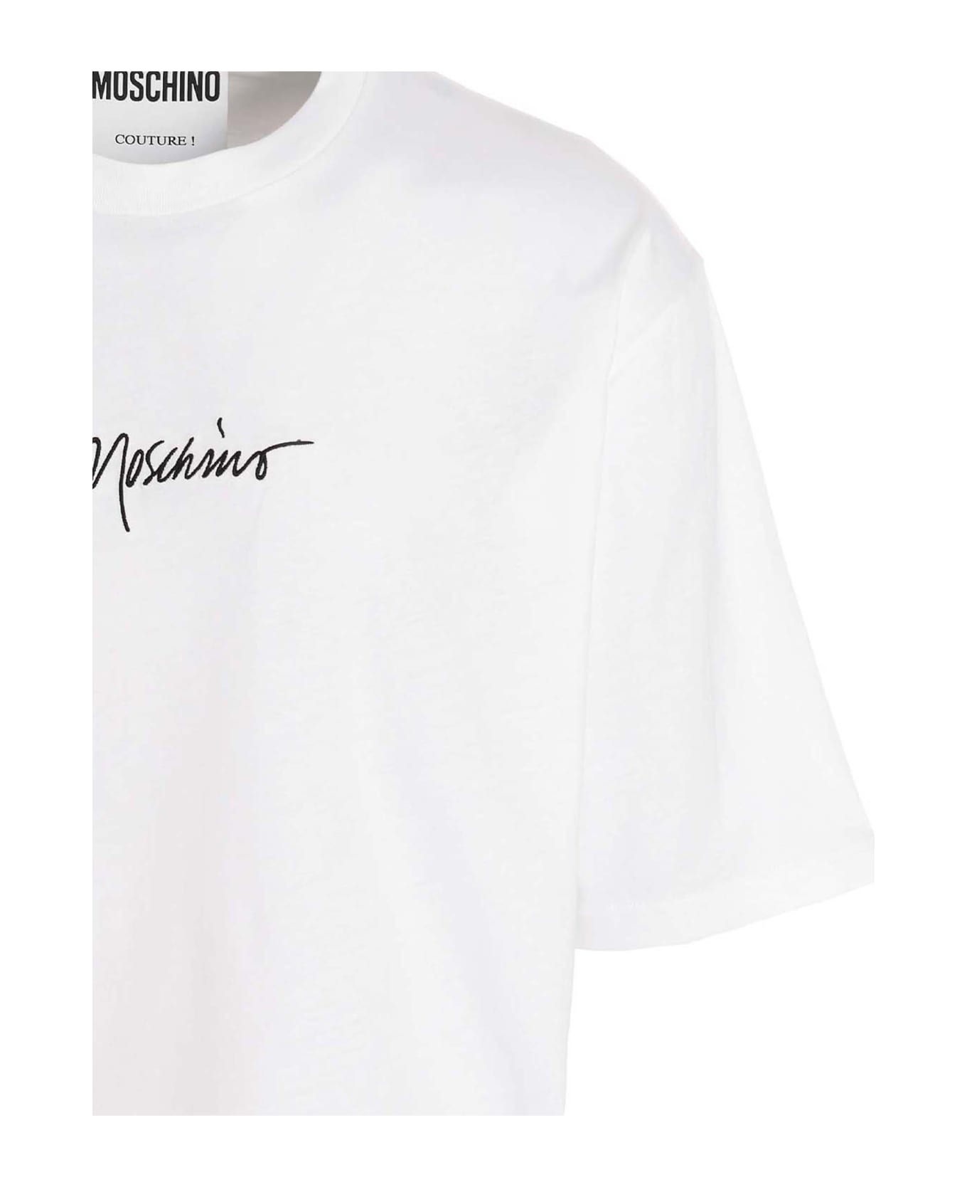 Moschino Logo Embroidery T-shirt - Bianco