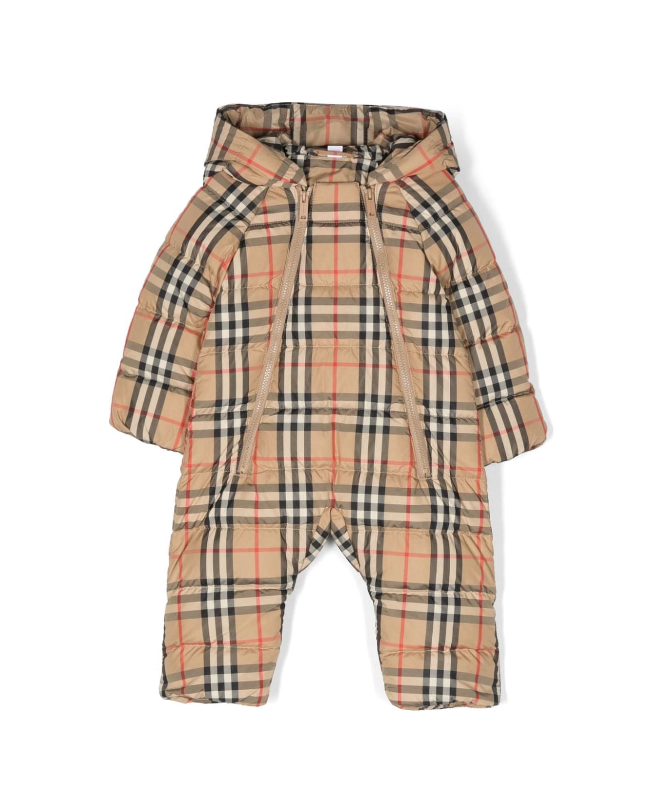 Burberry Rollo Checked Baby Body - Archive Beige Ip Chk ボディスーツ＆セットアップ