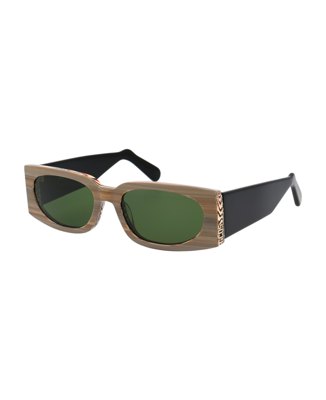 GCDS Gd0016 Sunglasses - 60N BROWN サングラス