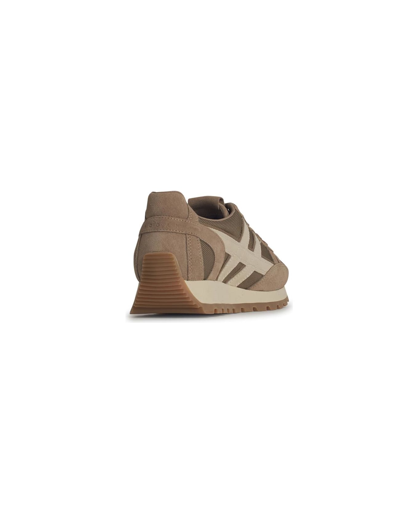 Hogan 'h671' Beige Fabric Sneakers - Beige