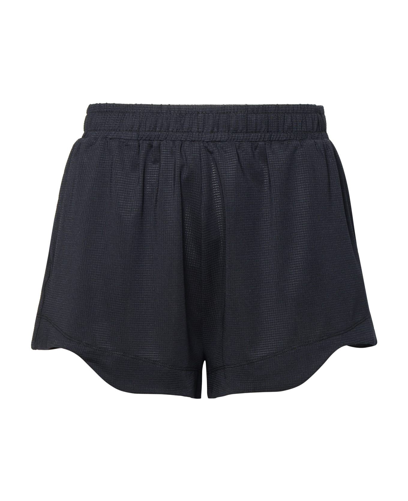 Ganni 'active' Shorts In Black Recycled Polyester Blend - Black
