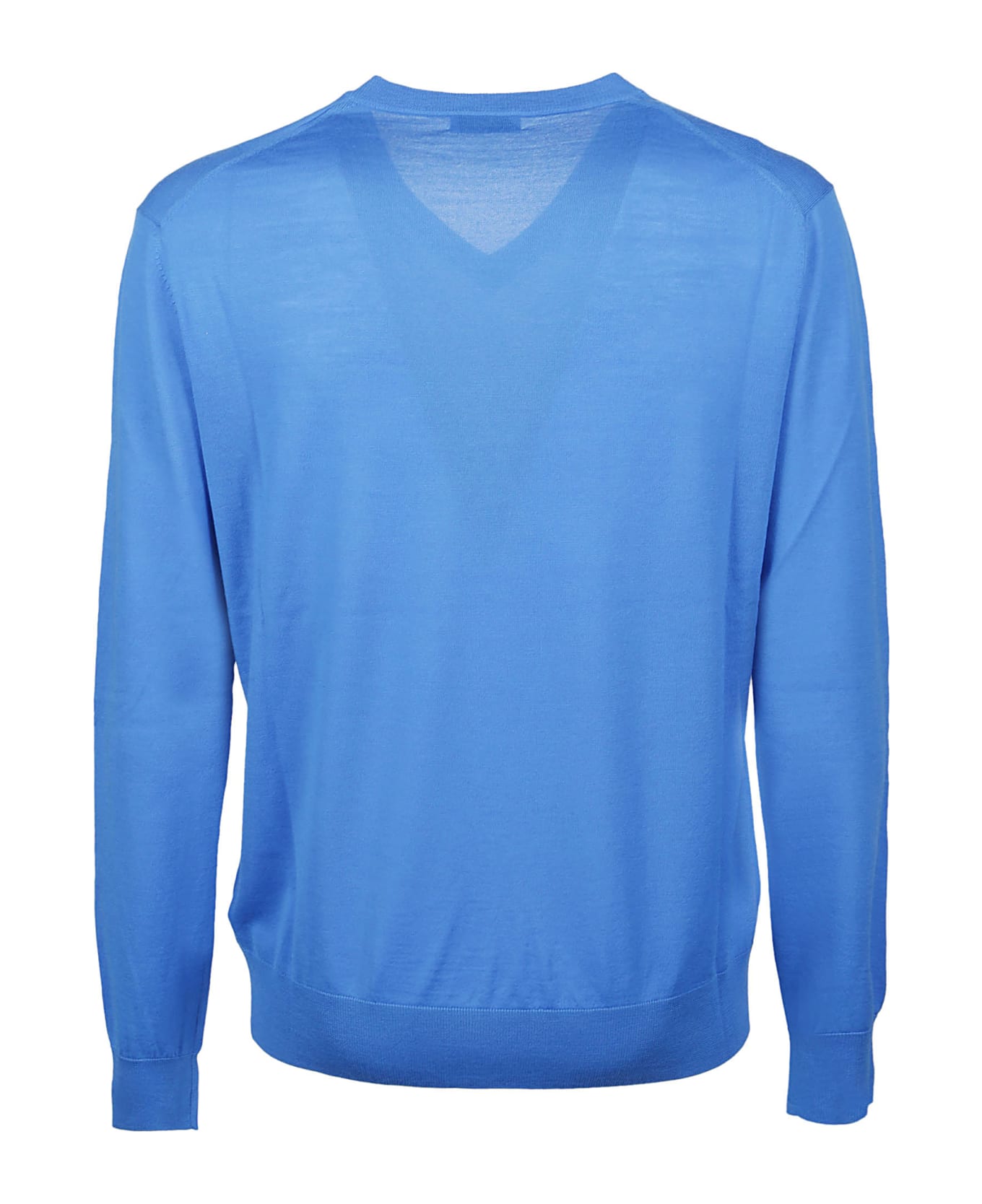 Ballantyne Plain Sweater - Cobalto ニットウェア